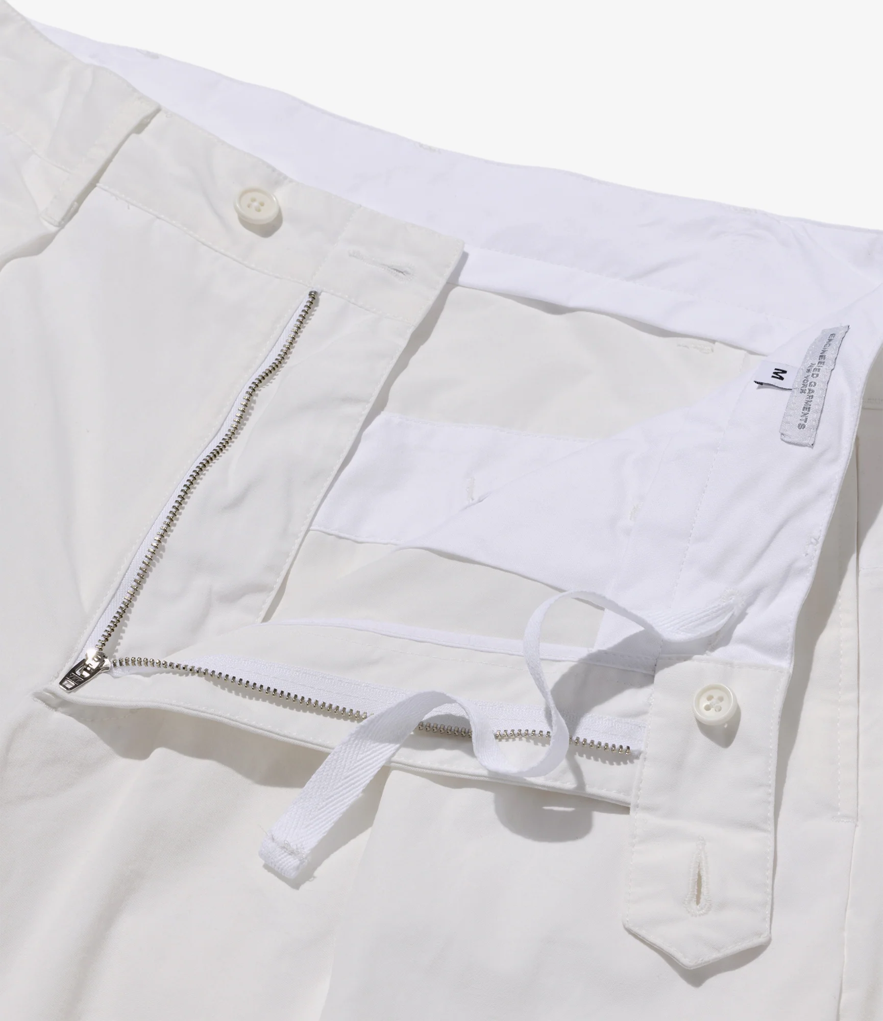 Carlyle Pant - White Cotton Heavy Poplin - Image 5