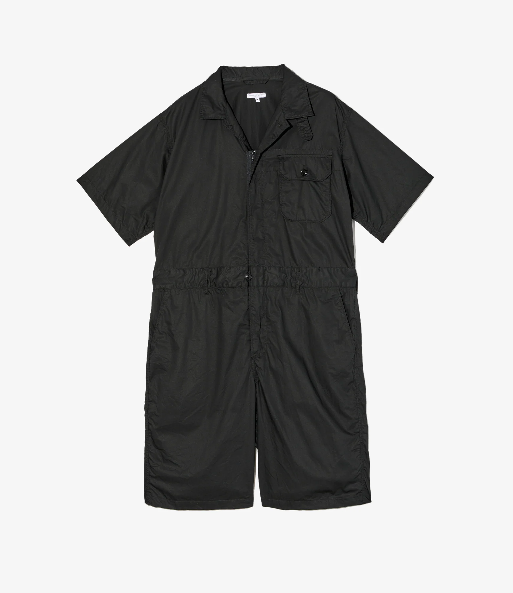 Combi Suit - Black Cotton Highcount Twill