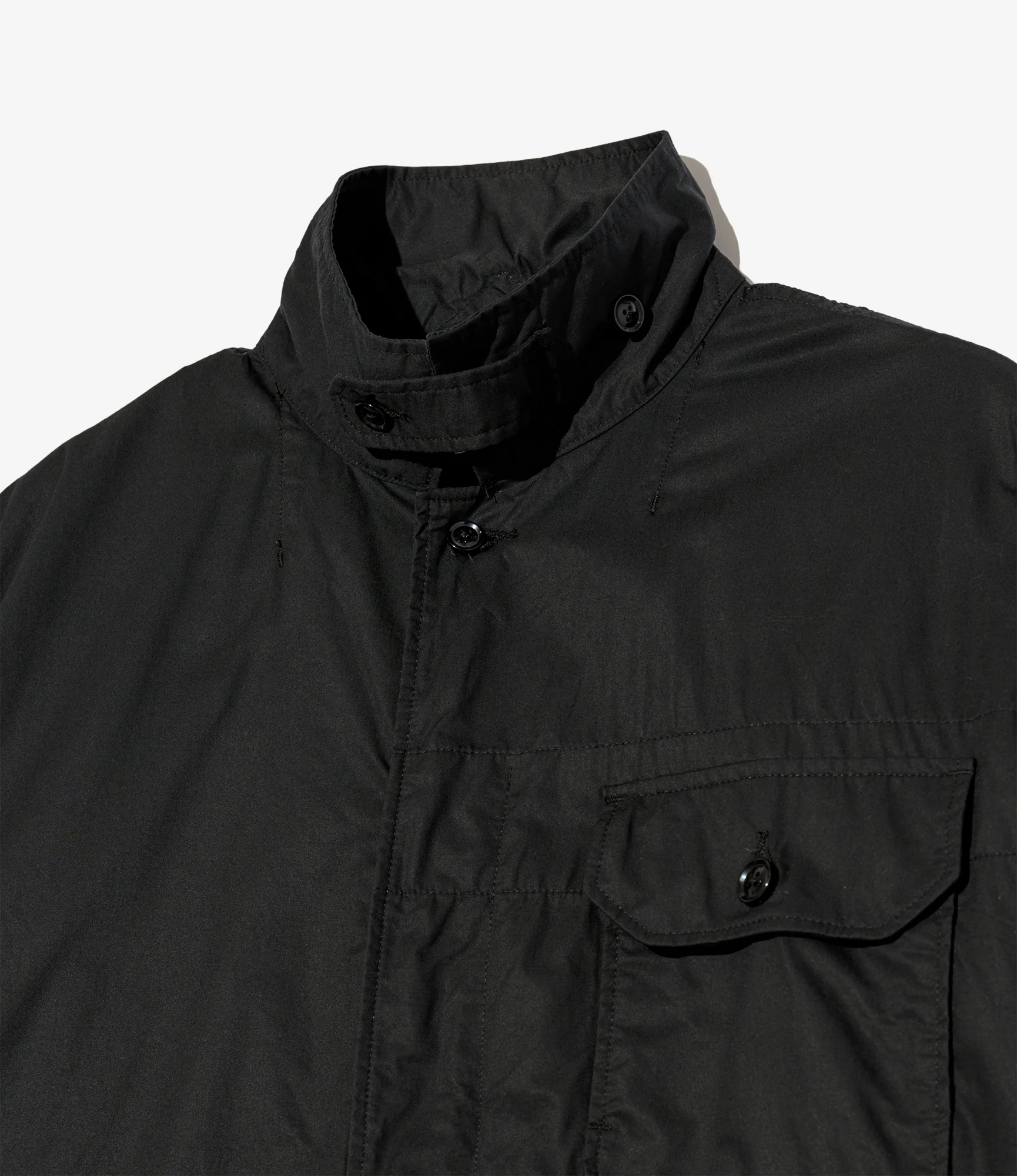 Combi Suit - Black Cotton Highcount Twill - Image 3