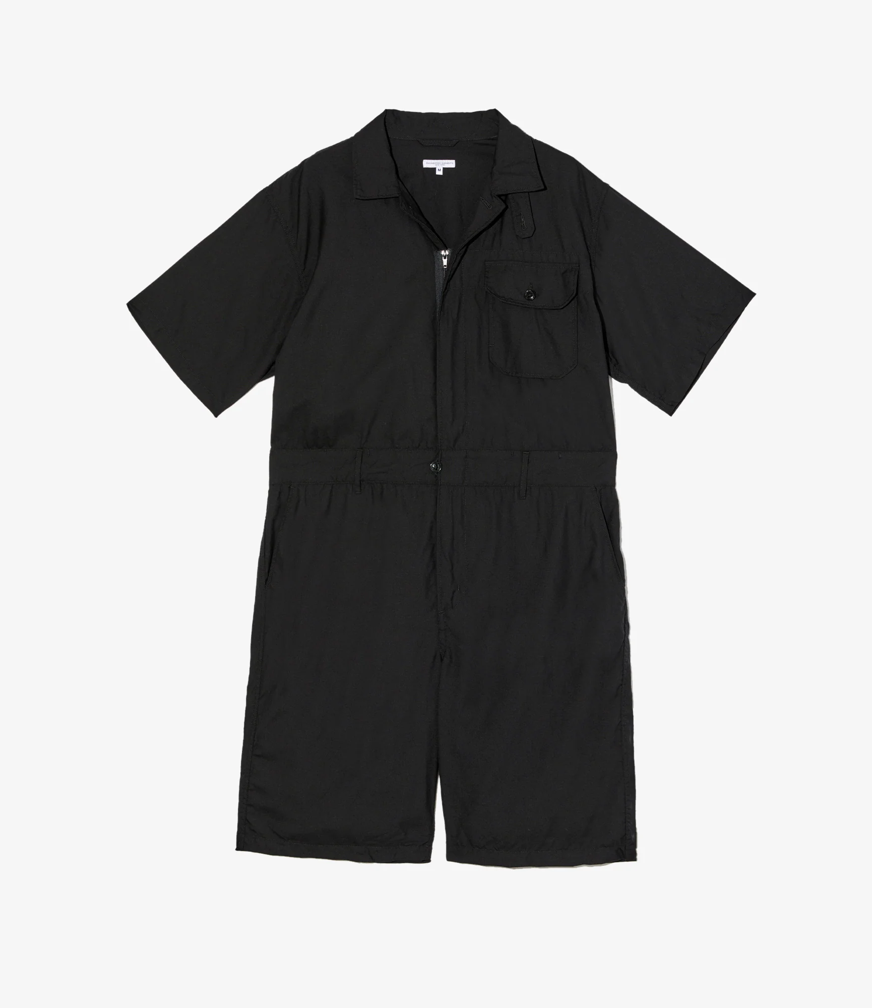 Combi Suit - Black Tropical Wool