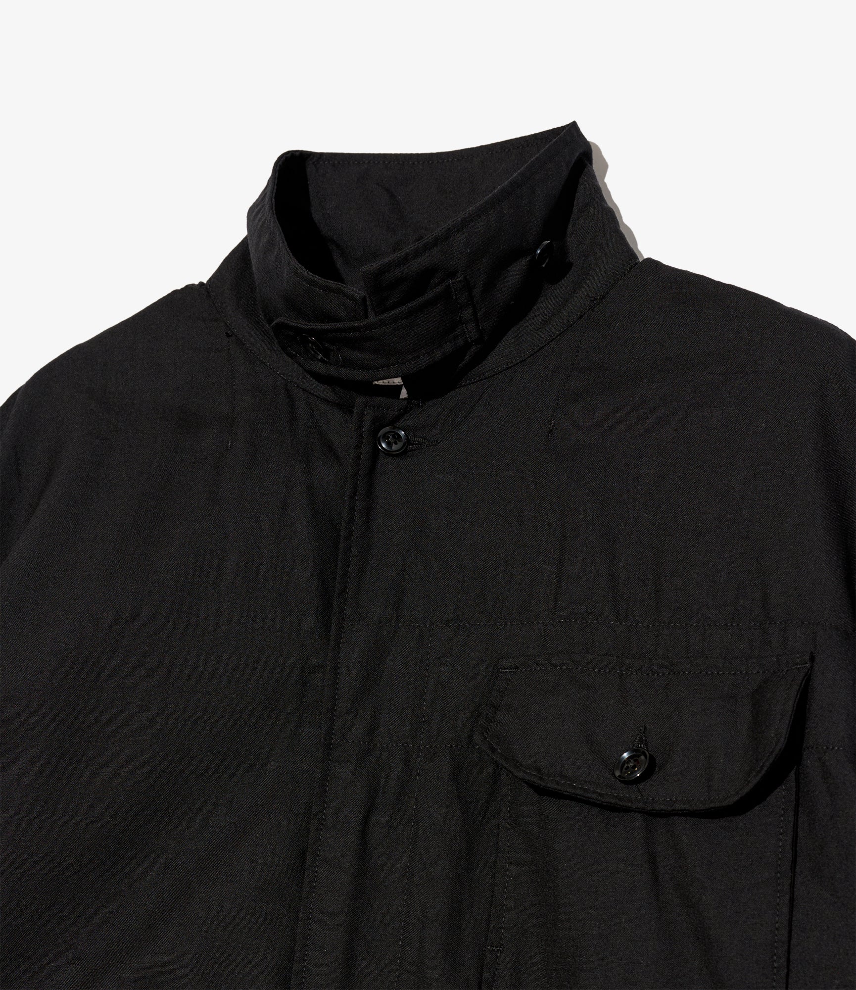 Combi Suit - Black Tropical Wool - Image 3