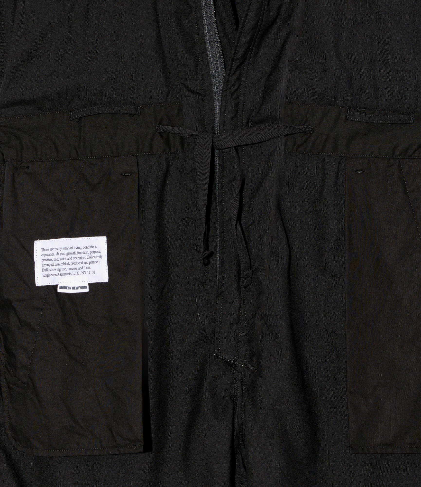 Combi Suit - Black Tropical Wool - Image 4