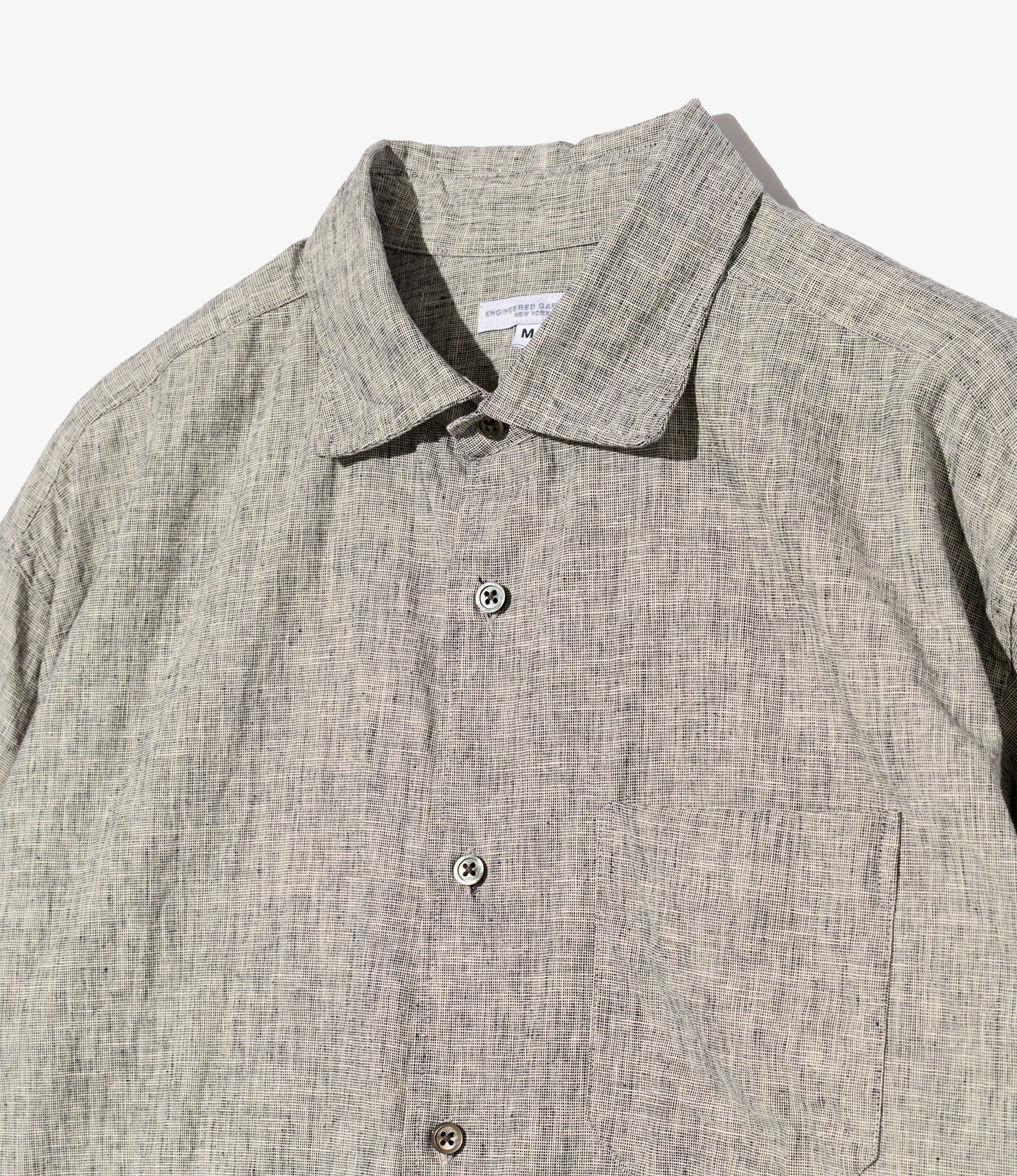 Combo Spread Collar Shirt - H. Grey CL Melange - Image 3