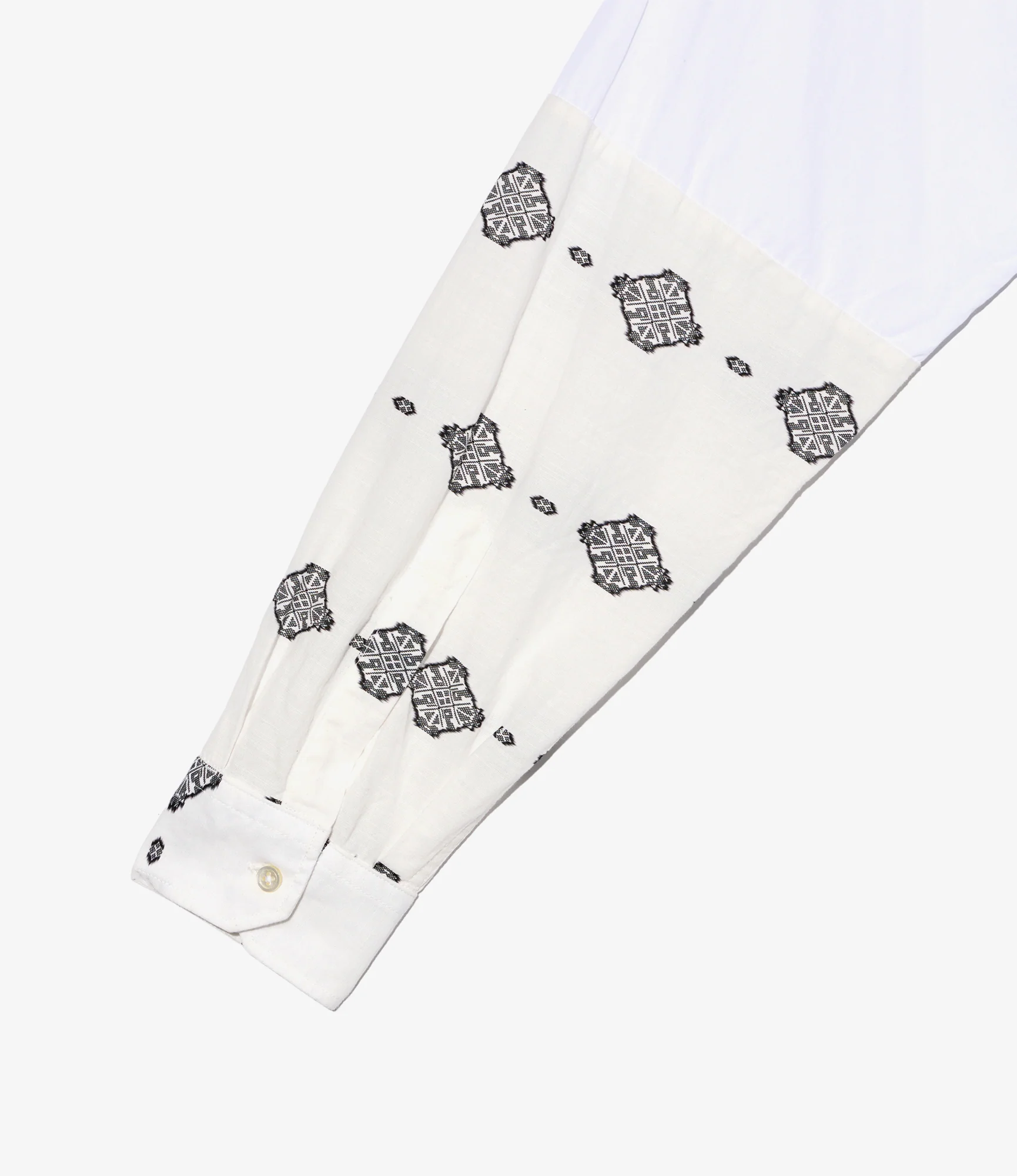 Combo Spread Collar Shirt - White 100's 2Ply Broadcloth - Image 4