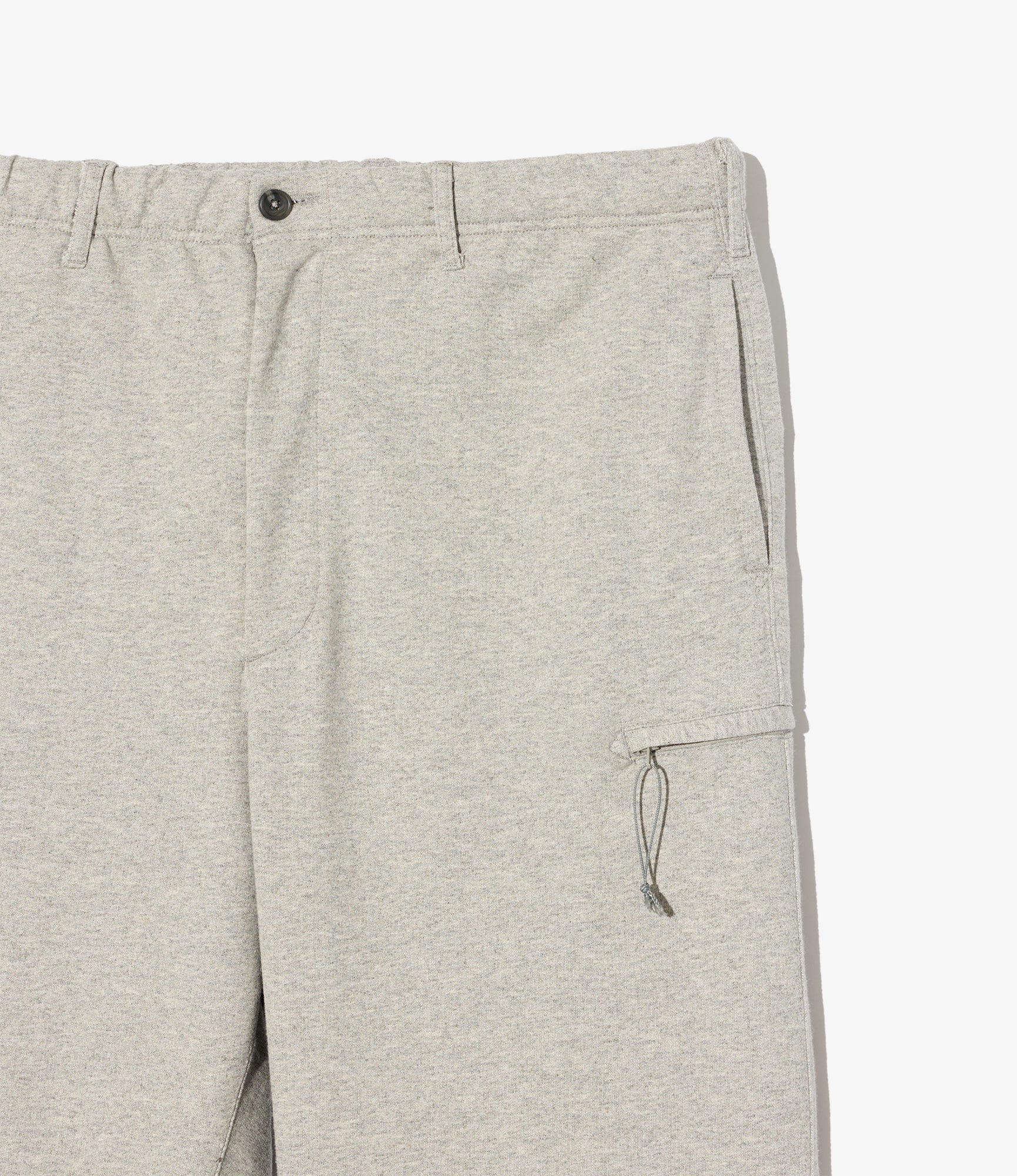 Drawstring Pant - Heather Grey French Terry - Image 3