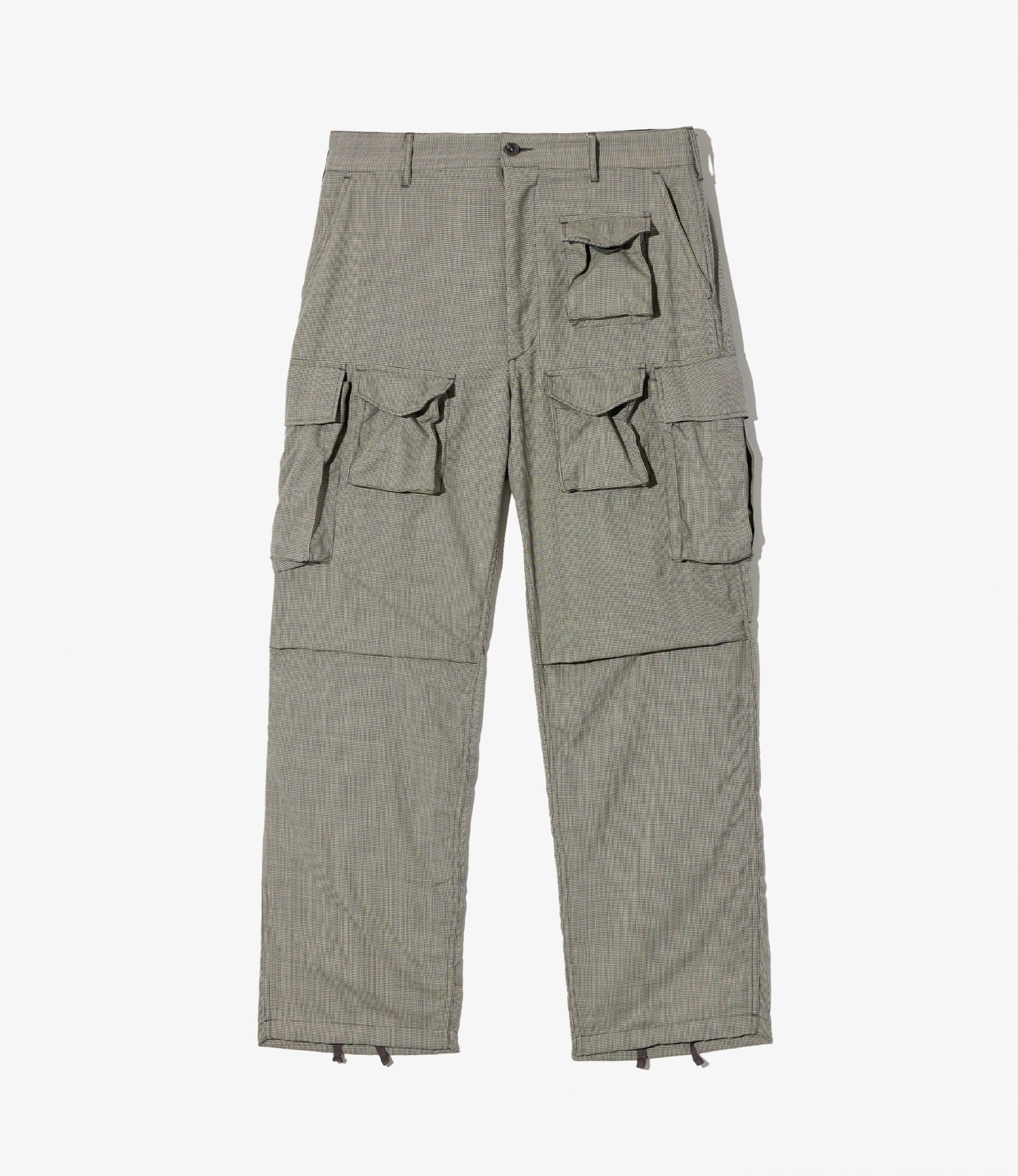 FA Pant - Grey Micro Houndstooth Tropical Wool