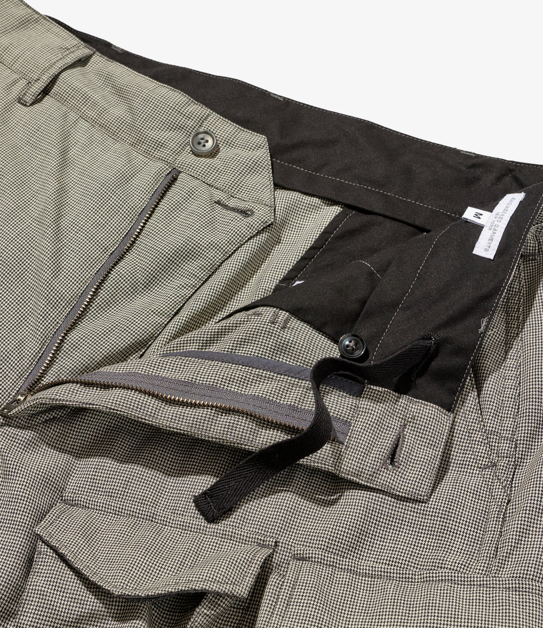 FA Pant - Grey Micro Houndstooth Tropical Wool - Image 4