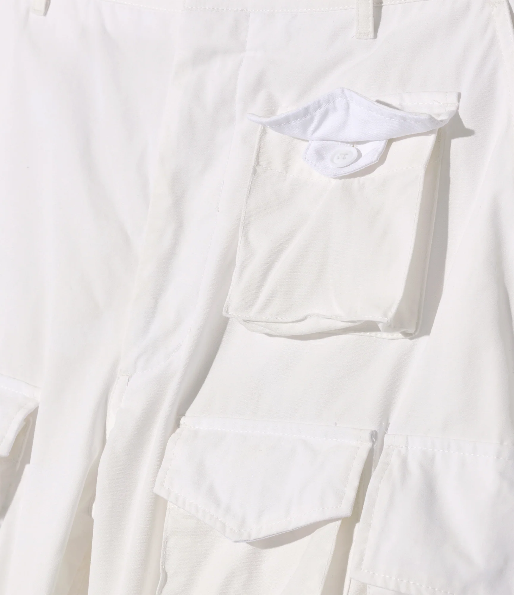 FA Pant - White Cotton Heavy Poplin - Image 3