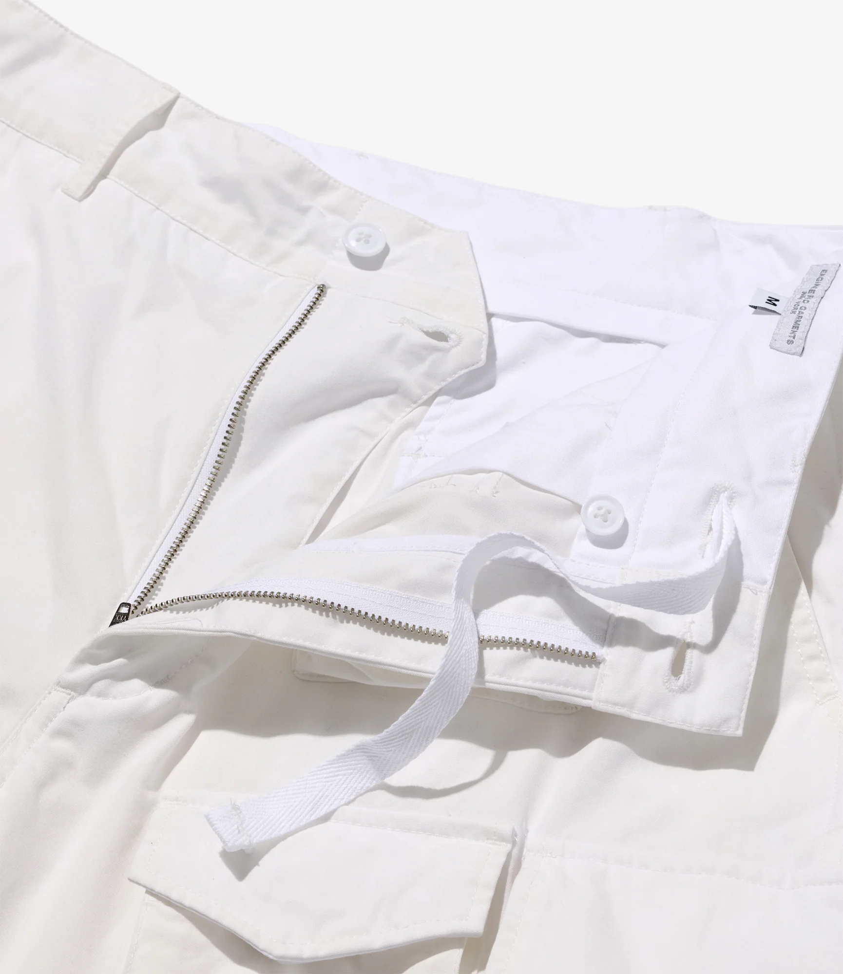 FA Pant - White Cotton Heavy Poplin - Image 4