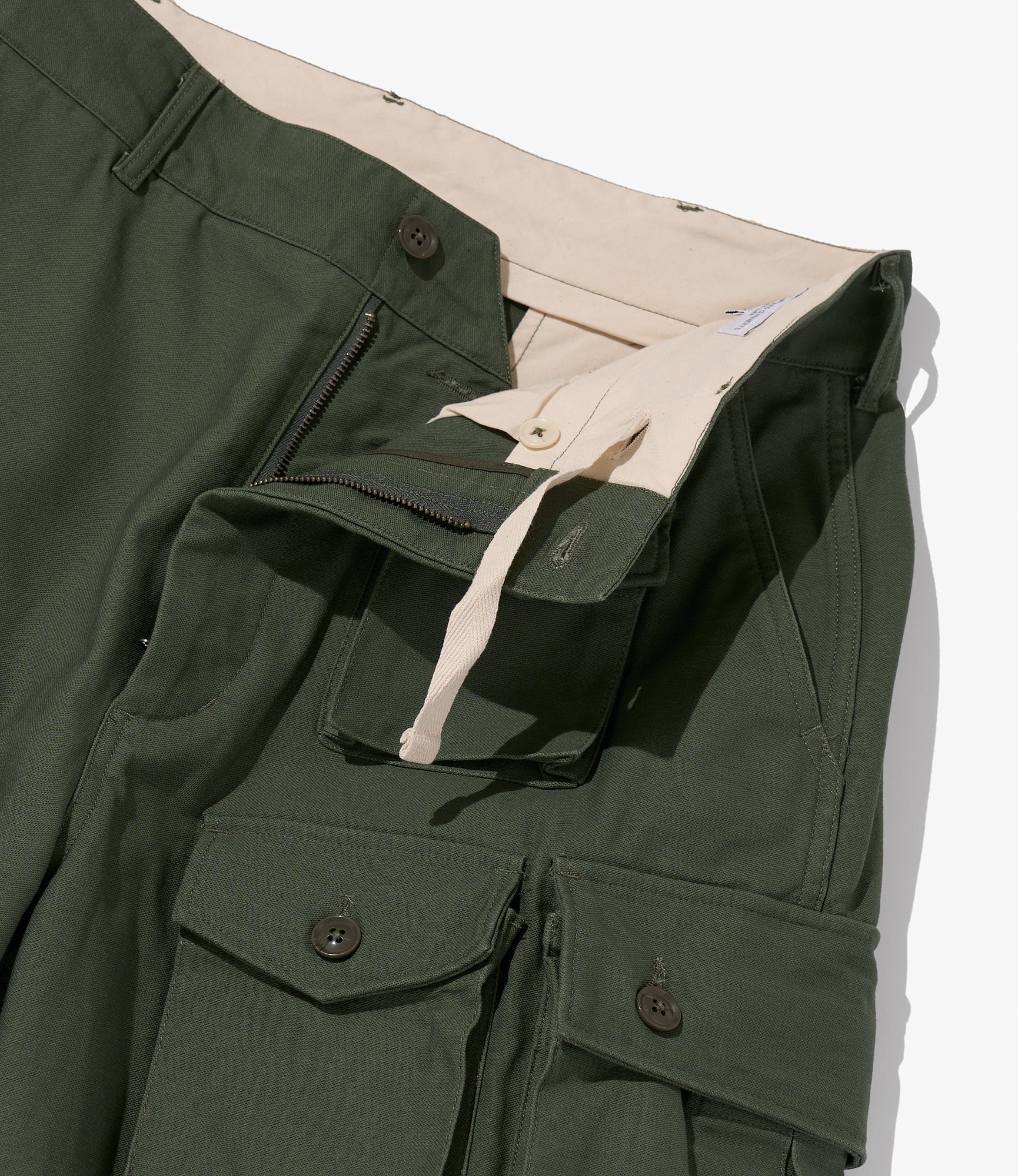 FA Short - Nepenthes Special - Olive Cotton Reverse Sateen - Image 4