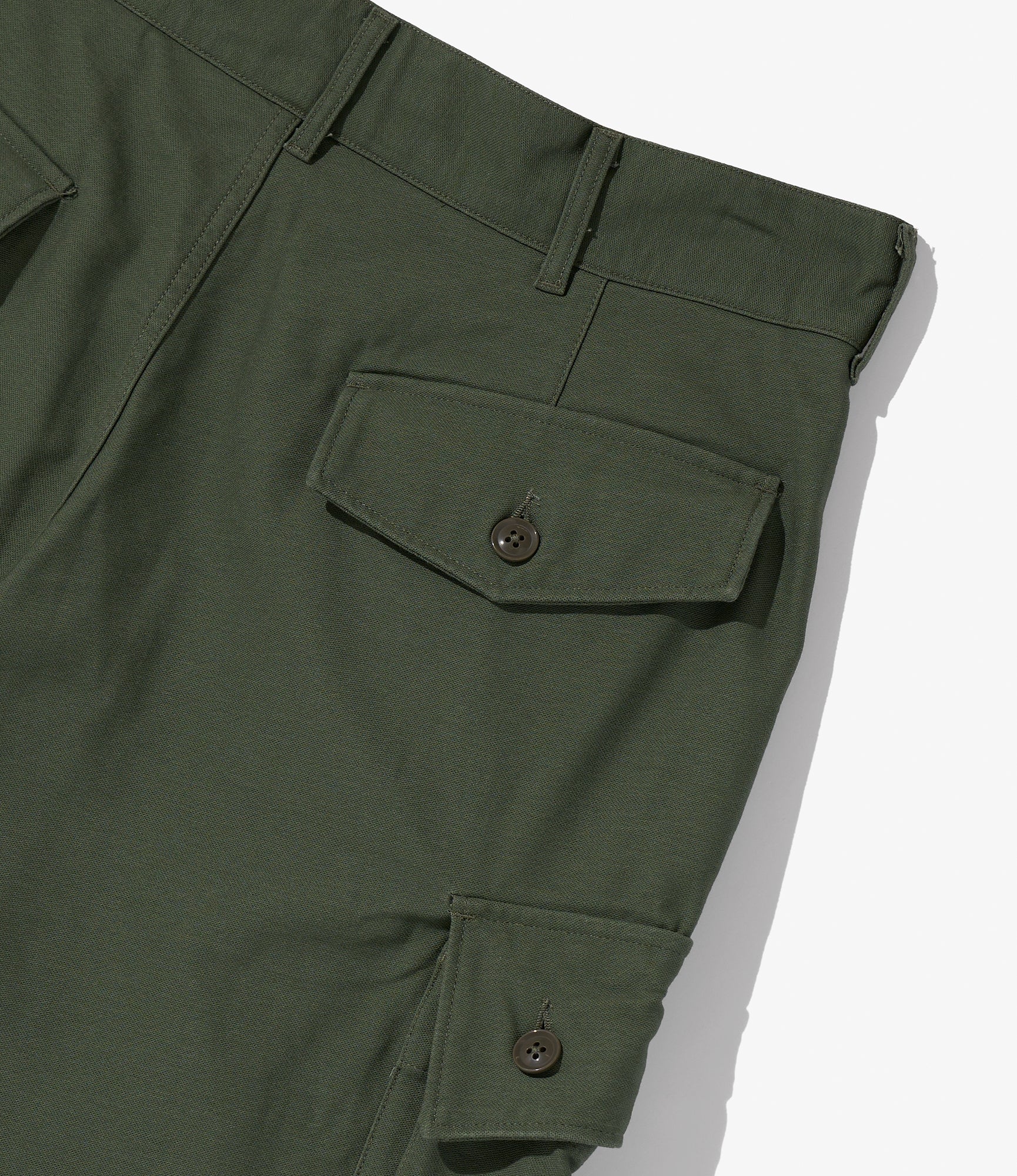 FA Short - Nepenthes Special - Olive Cotton Reverse Sateen - Image 5