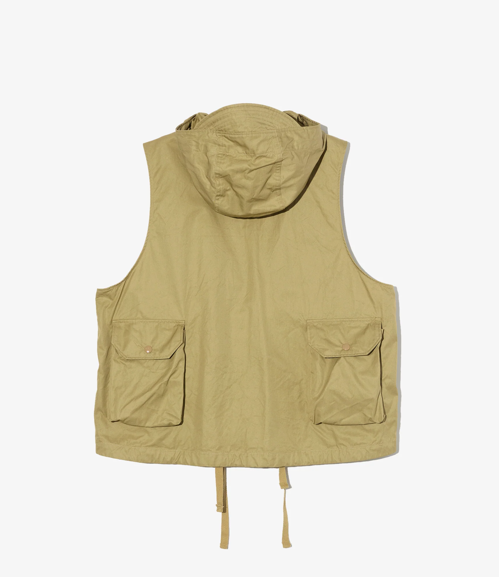 Field Vest - Khaki Cotton French Twill - Image 2