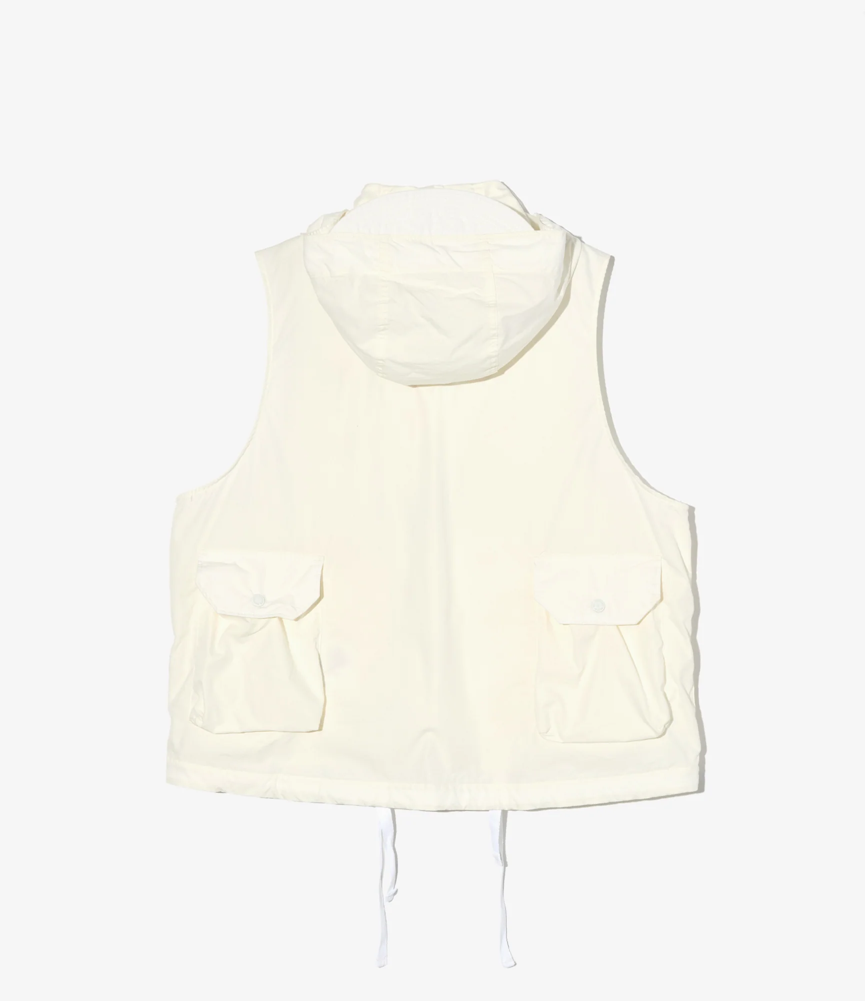 Field Vest - White Lt. Weight Nyco Poplin - Image 2