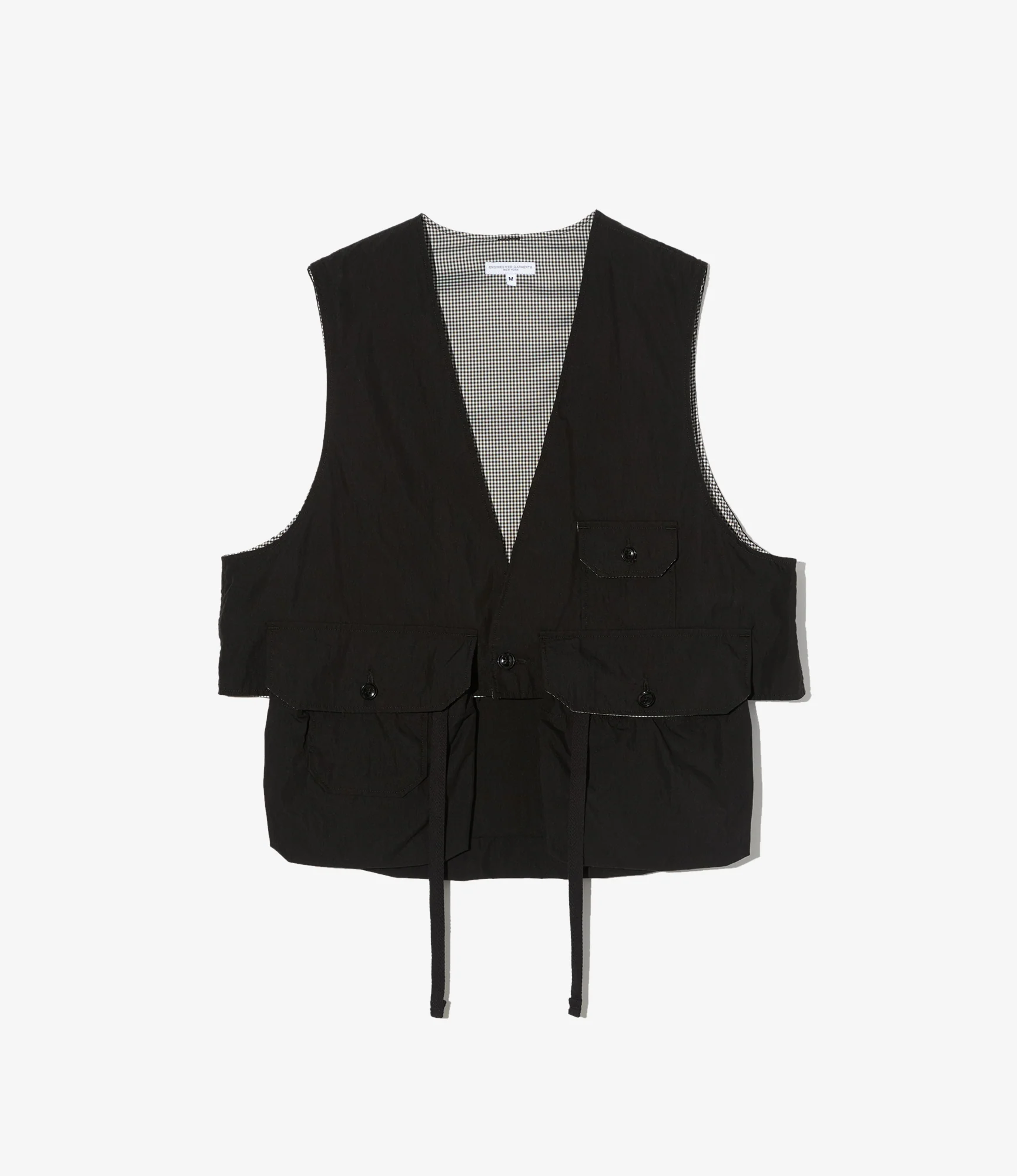 Fowl Vest - Black Lt. Weight Nyco Poplin