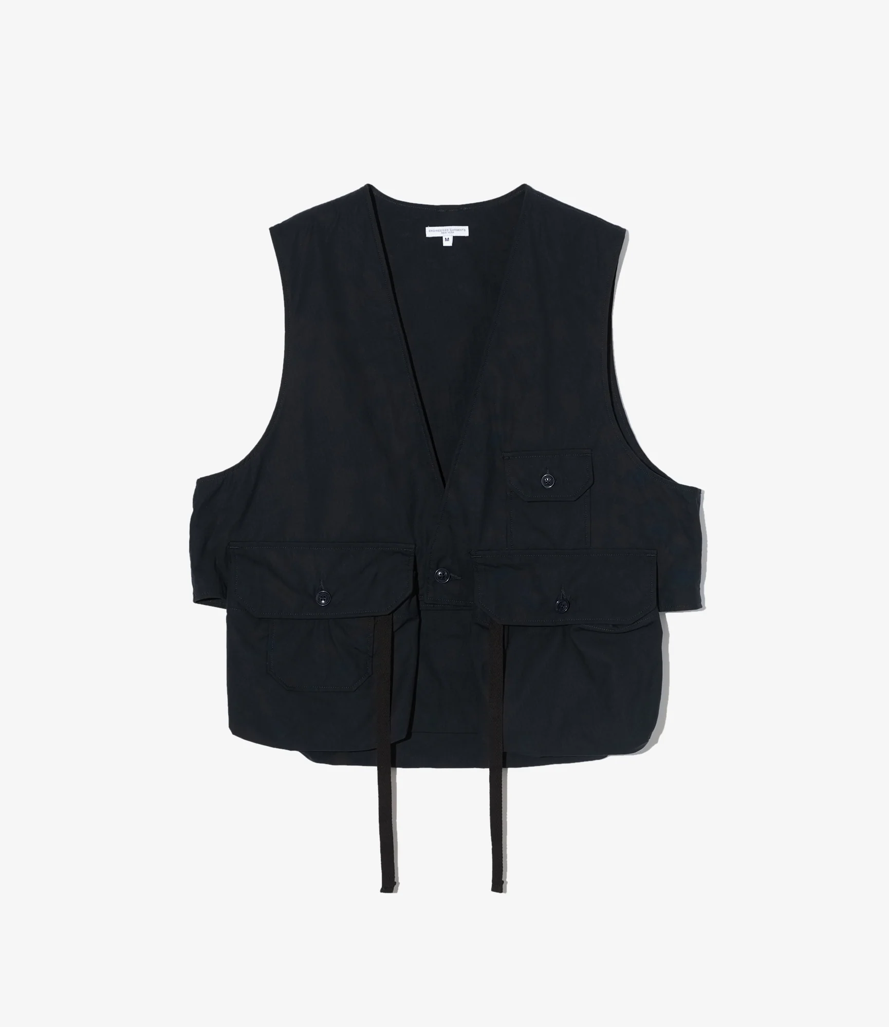 Fowl Vest - Dk. Navy Cotton Heavy Poplin