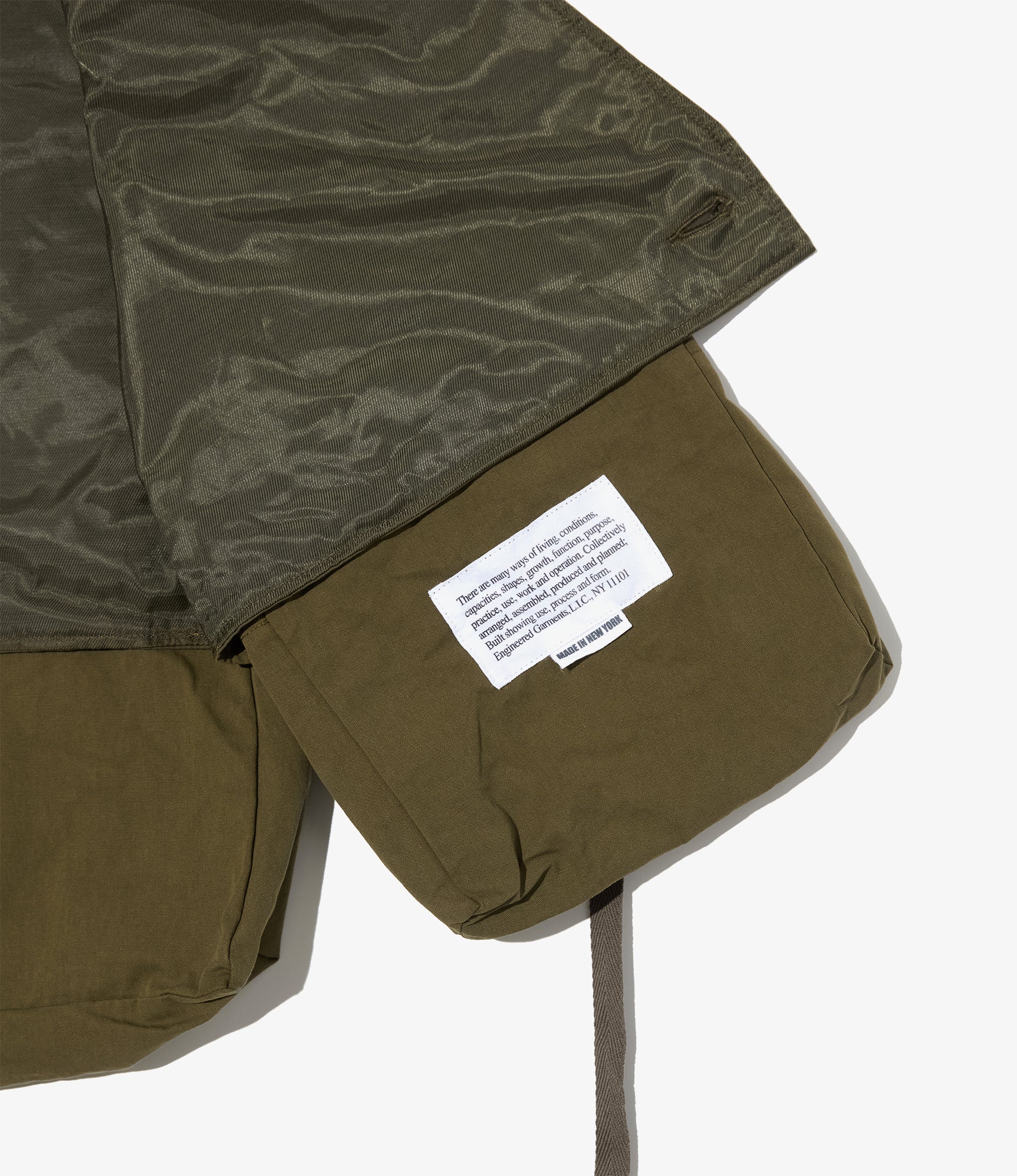 Fowl Vest - Olive Cotton Sanded Cloth - Image 3
