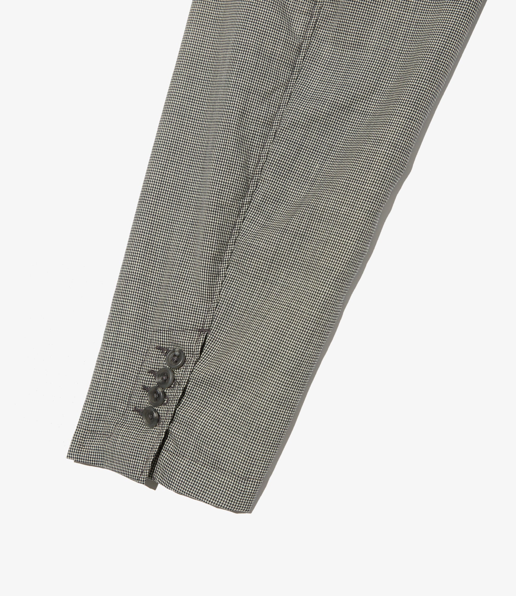 Loiter Jacket - Grey Micro Houndstooth Tropical Wool - Image 4