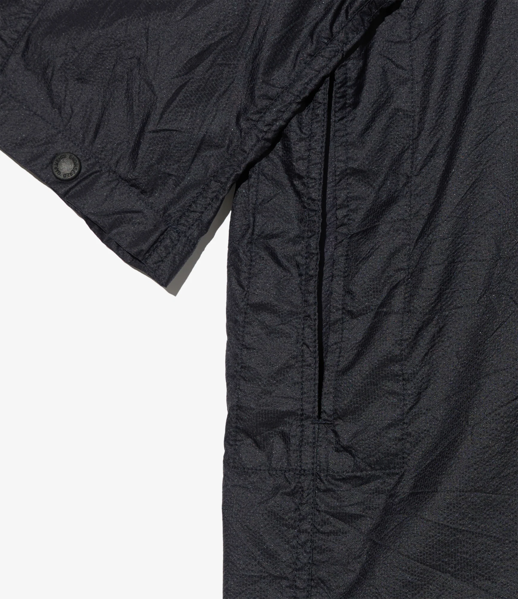 Long Cagoule Parka - Dk. Navy Nylon Micro Ripstop - Image 4
