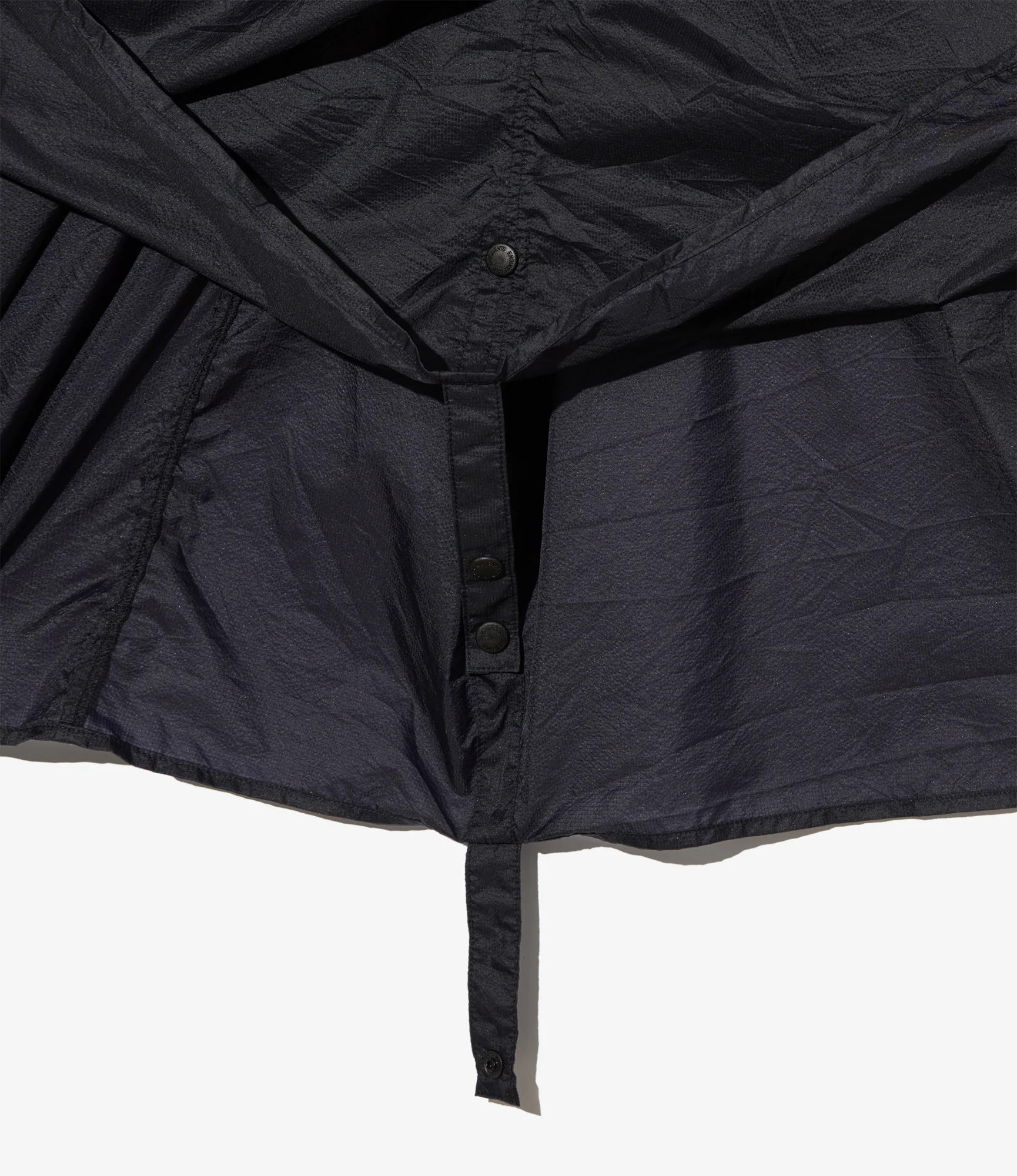 Long Cagoule Parka - Dk. Navy Nylon Micro Ripstop - Image 5