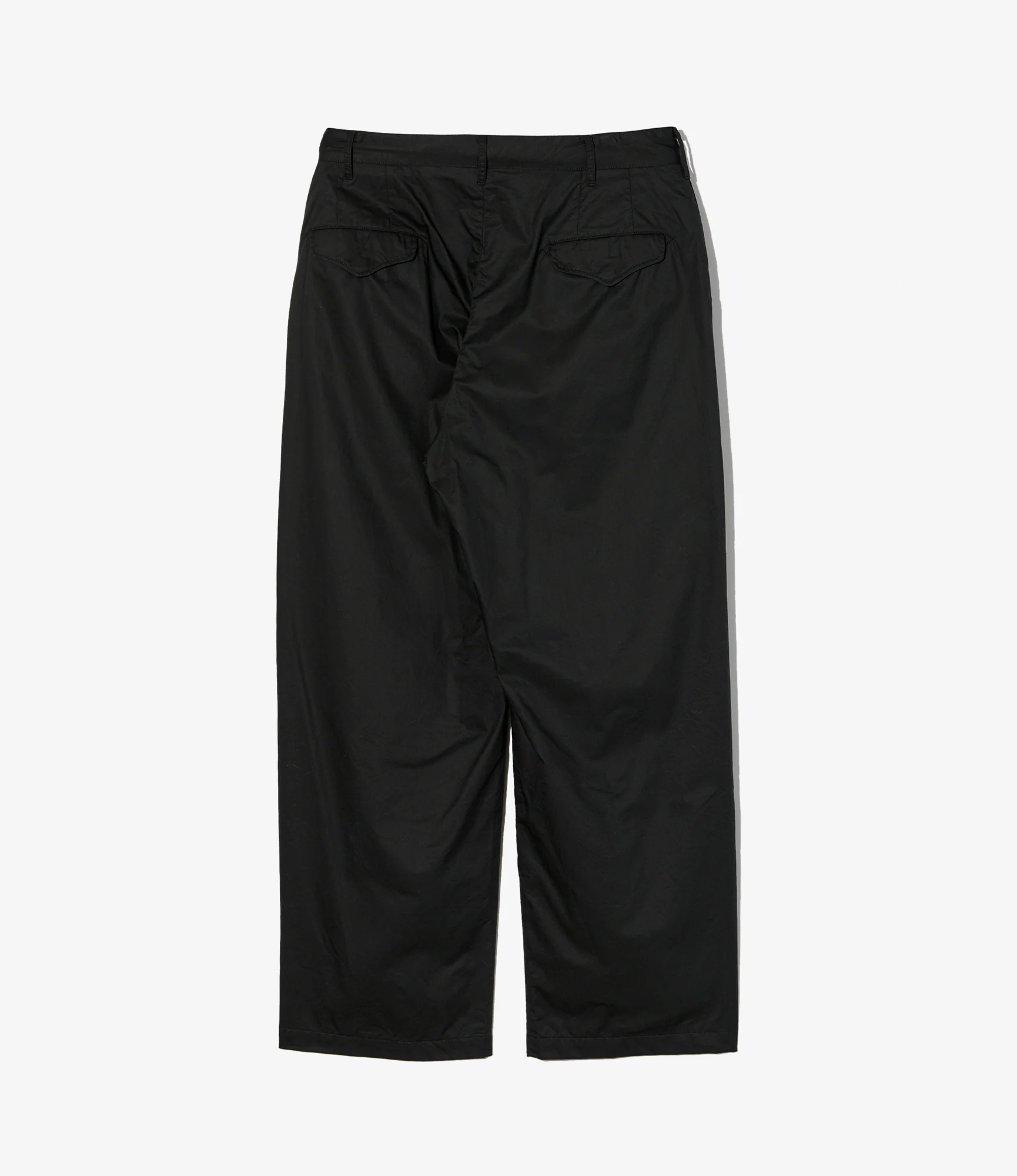Officer Pant - Black Cotton High Count Twill - Image 2