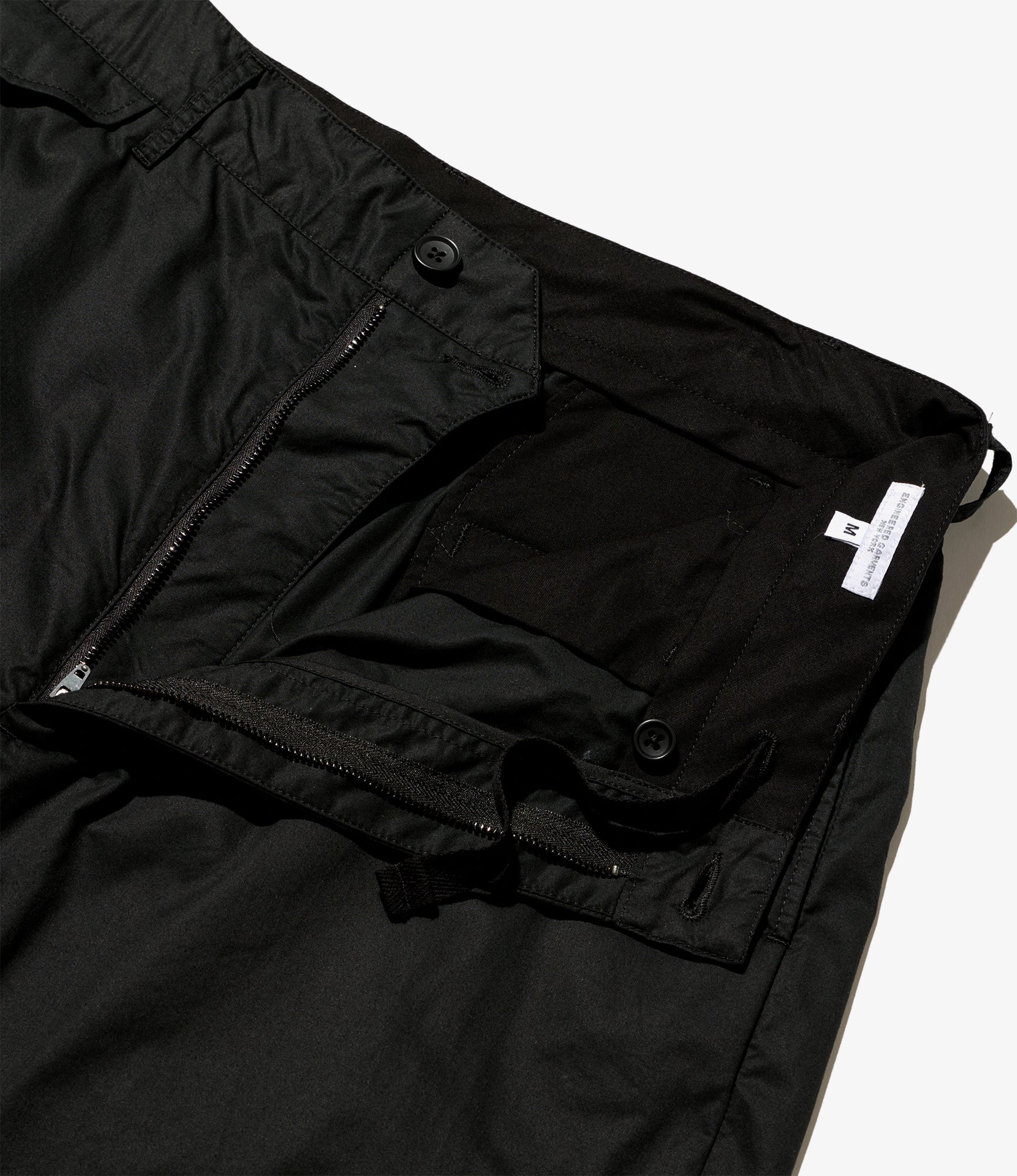 Officer Pant - Black Cotton High Count Twill - Image 4