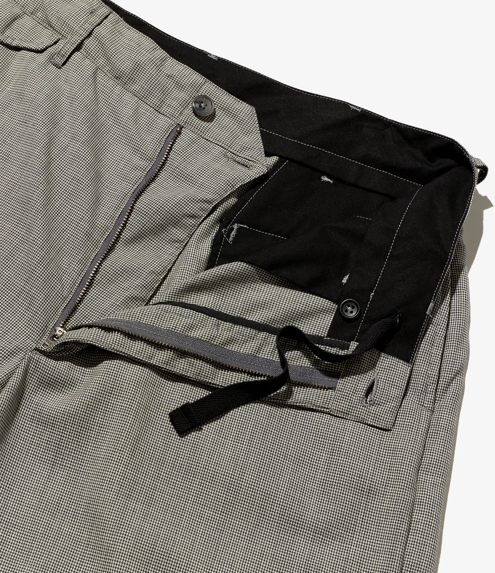 Officer Pant - Grey Micro Houndstooth Tropical Wool - Image 4