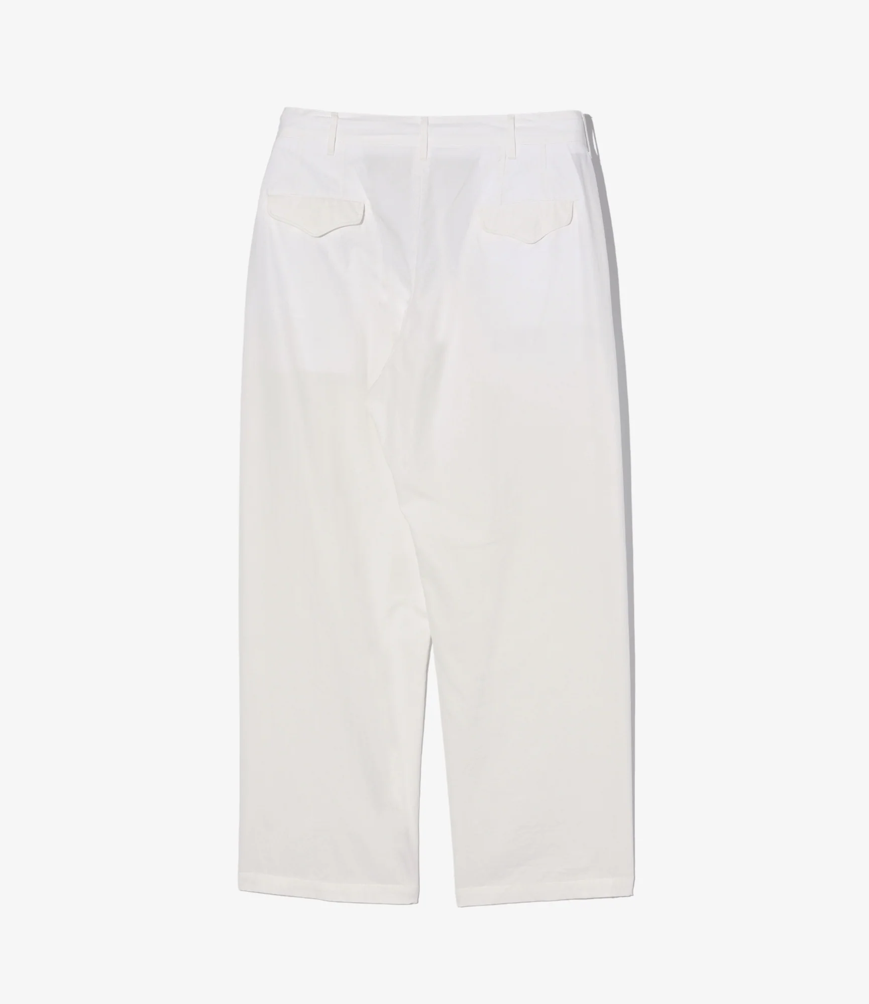 Officer Pant - White Cotton Heavy Poplin - Image 2