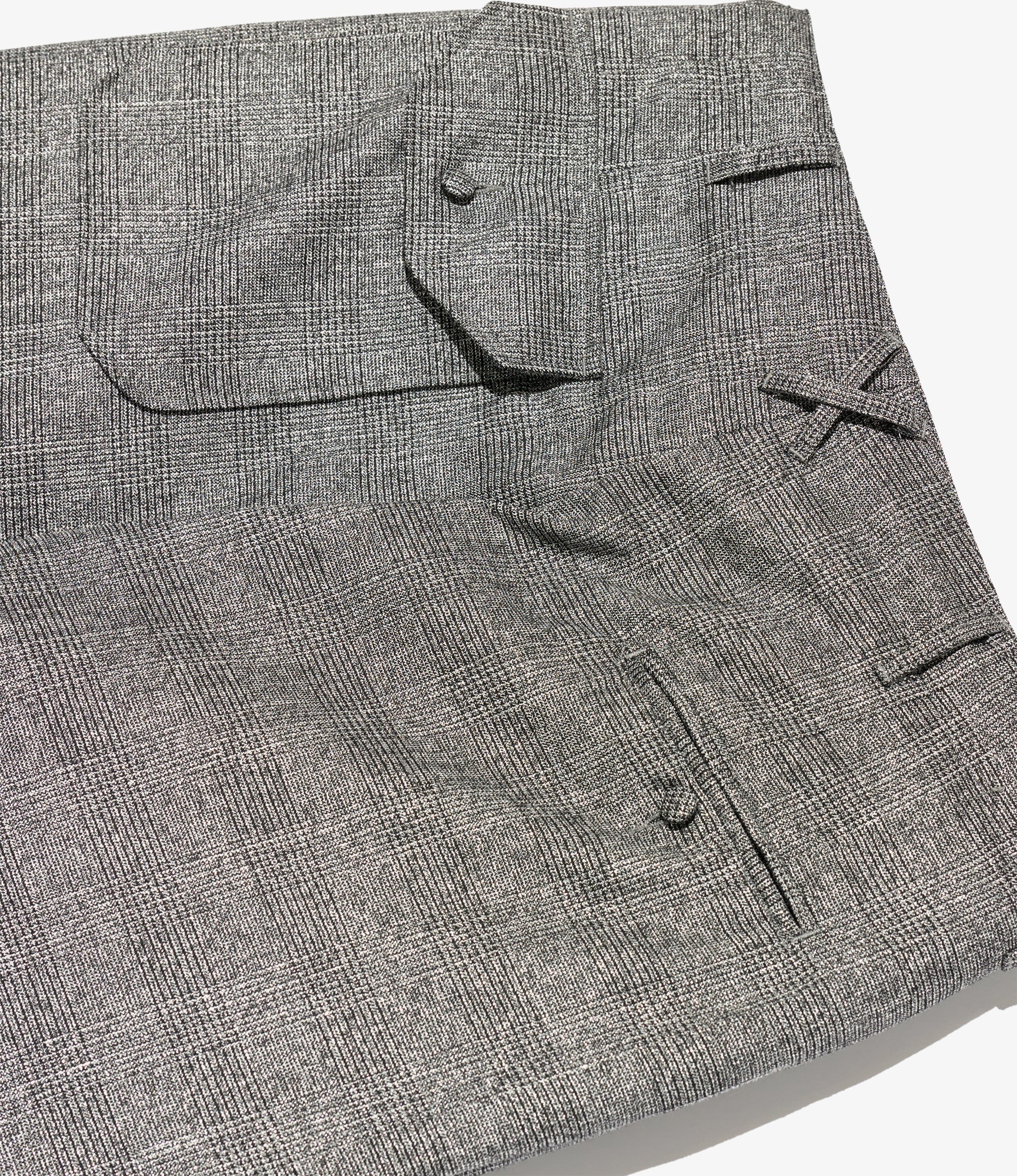 Over Pant - Dk. Grey Polyester Lurex Glen Plaid - Image 4