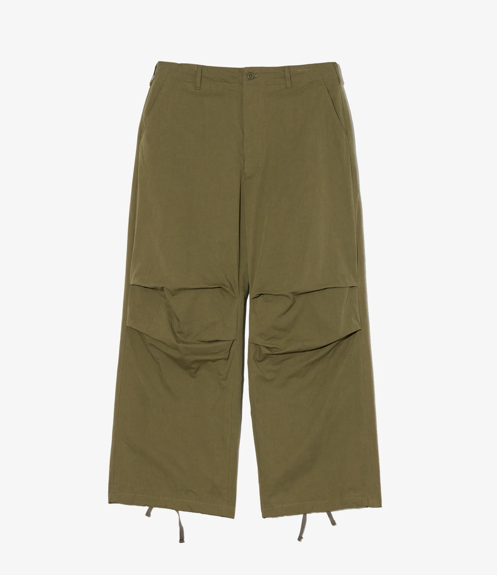 Over Pant - Olive Cotton Sanded Cloth