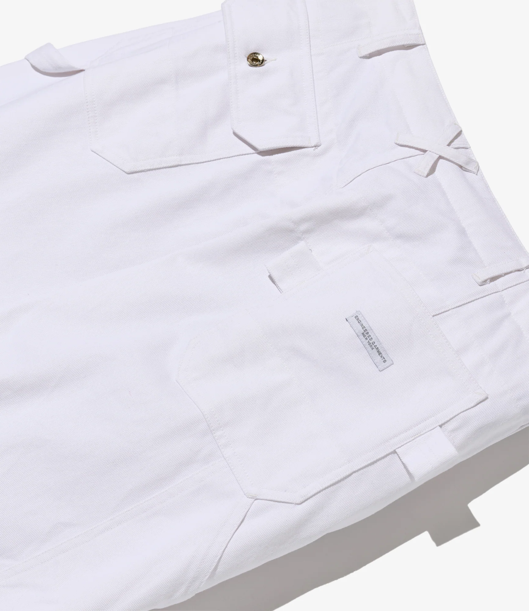 Painter Pant - White Cotton Heavy Twill - Image 4