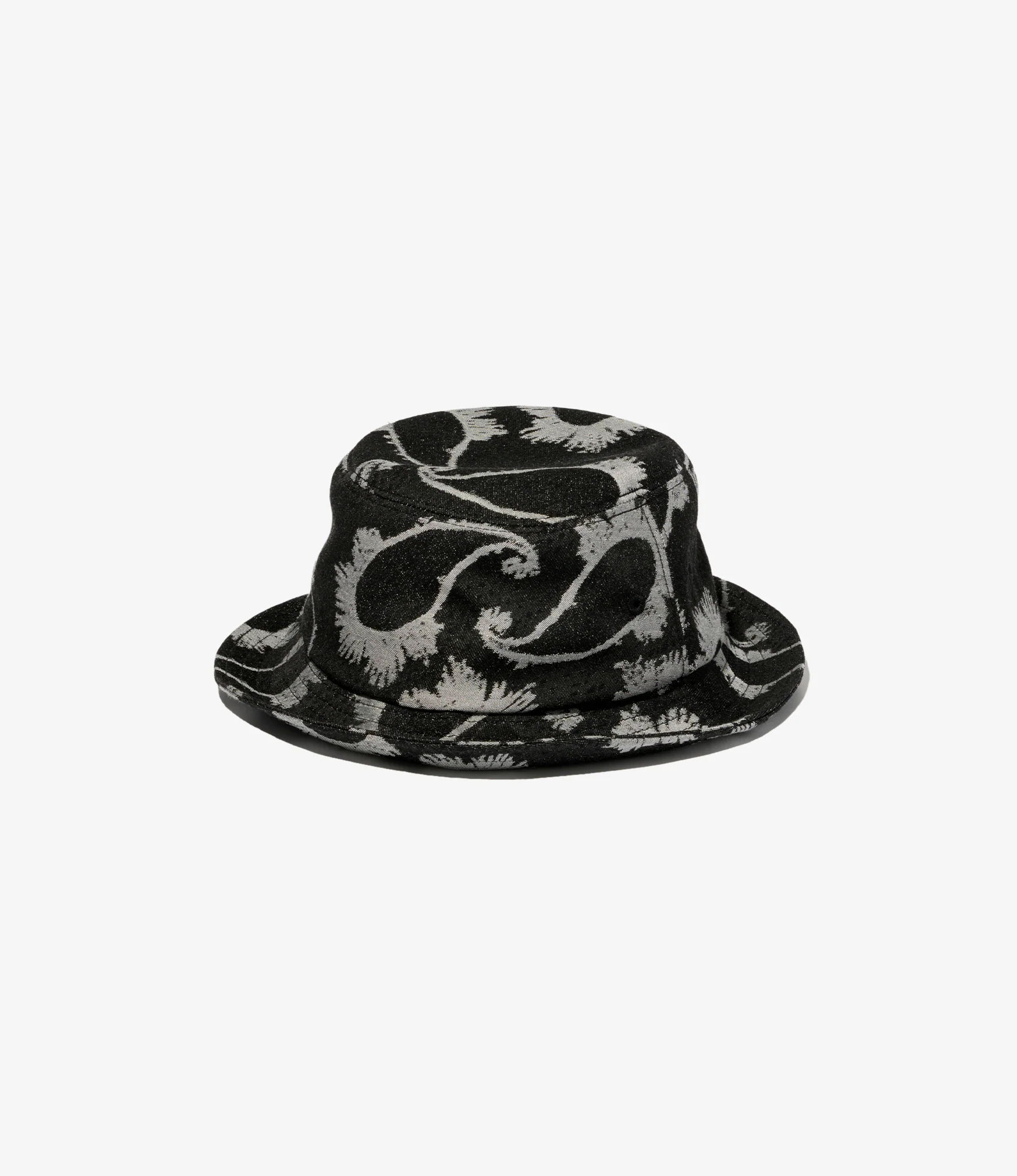 Porkpie Hat - Black/Grey CP Paisley Jq. - Image 2
