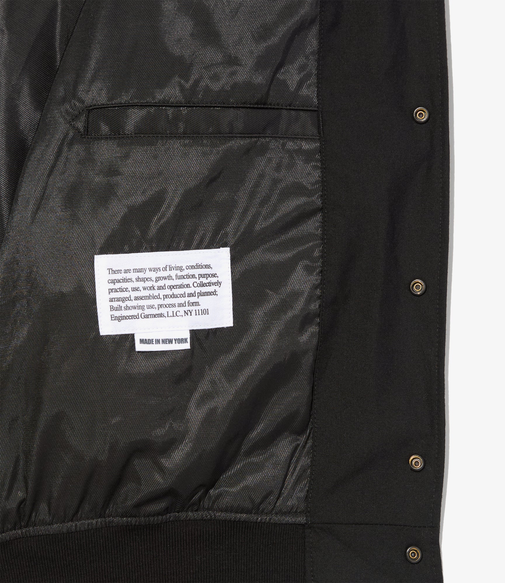 Referee Jacket - Black Tropical Wool - Image 4