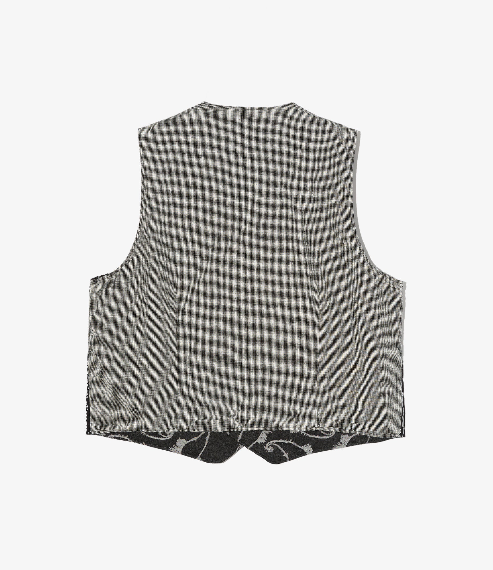 Reversible Vest - Black/Grey CP Paisley Jq. - Image 4