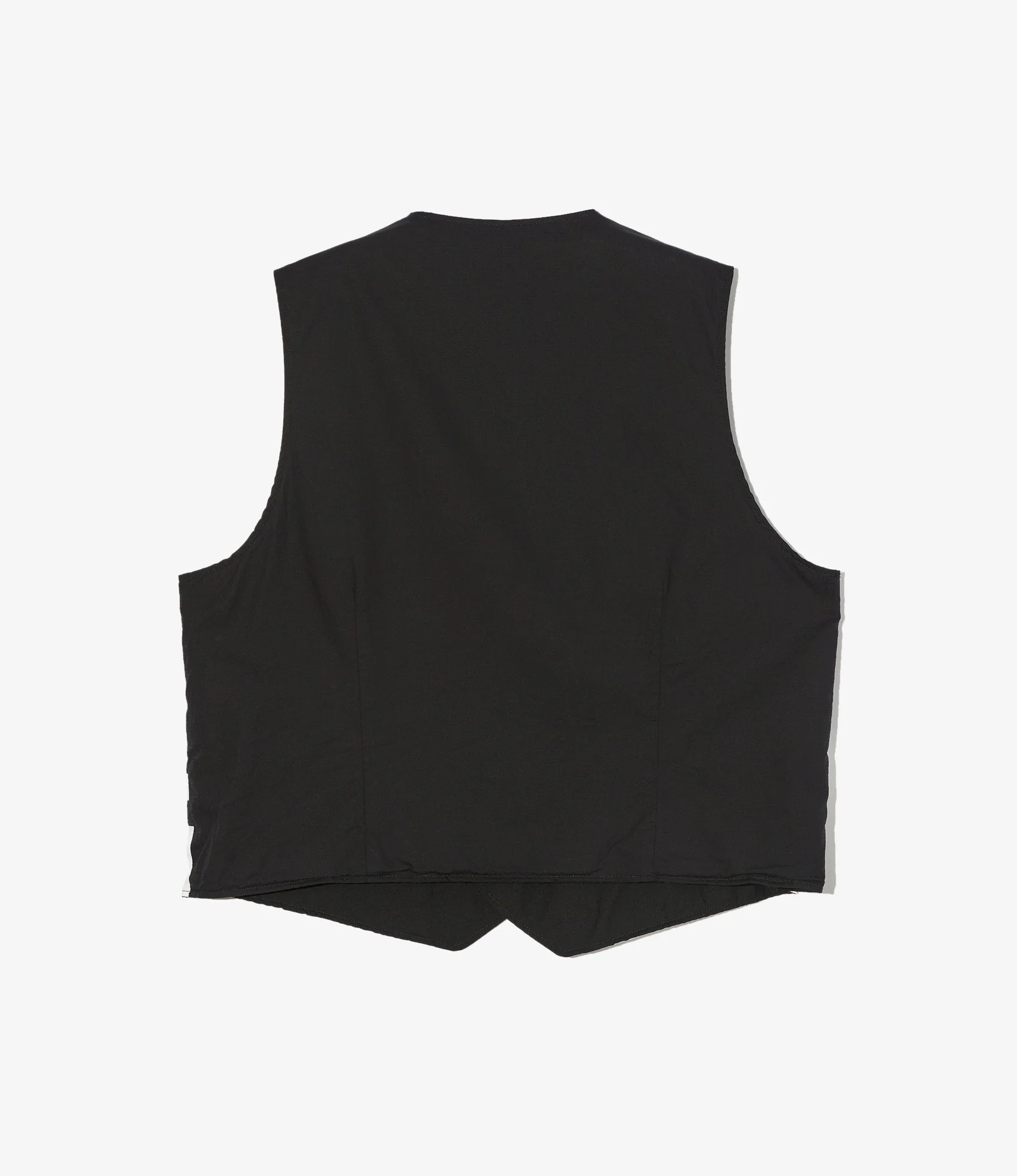 Reversible Vest - Black Tropical Wool - Image 4