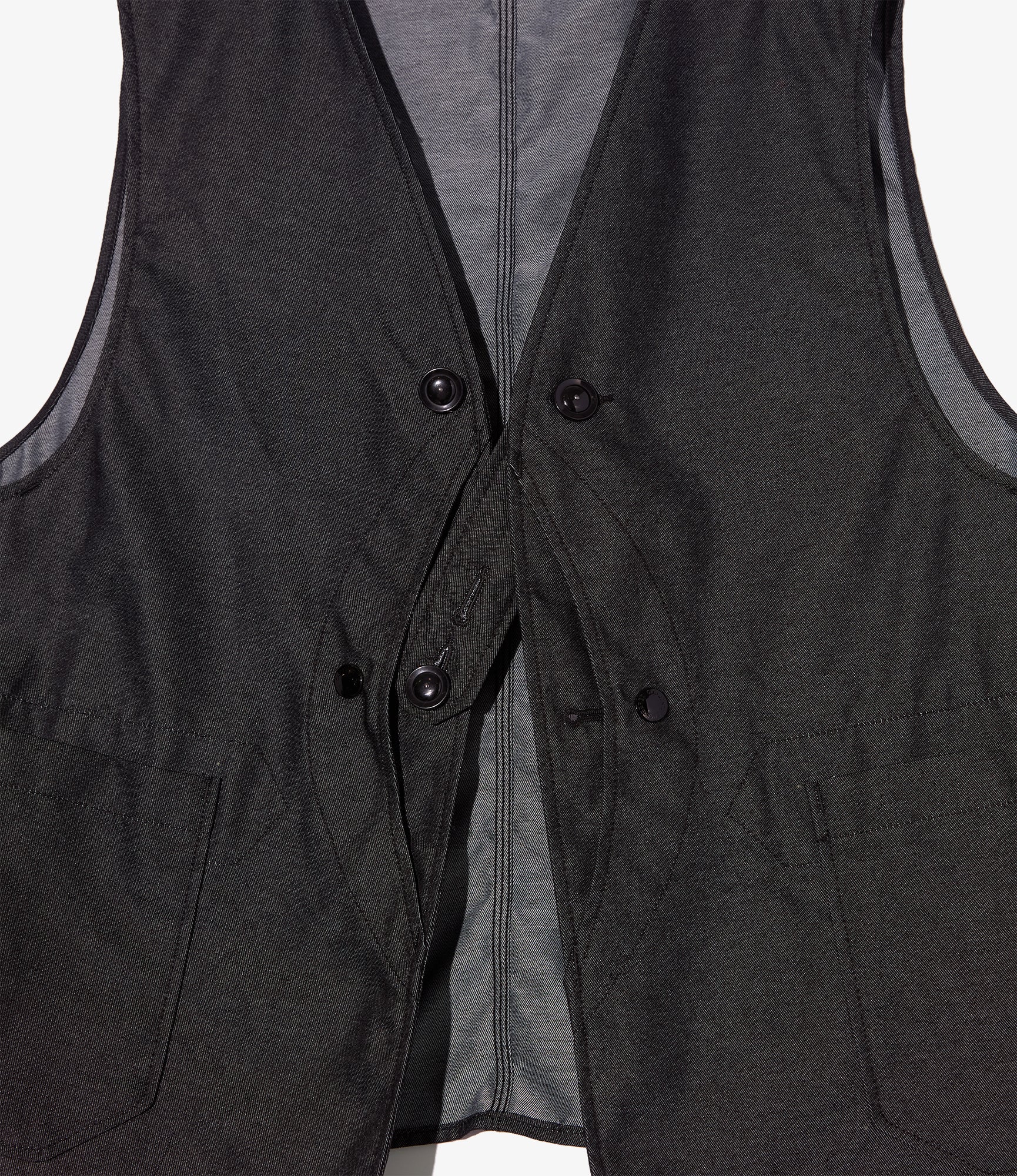 Upland Vest - Black CP Denim - Image 3