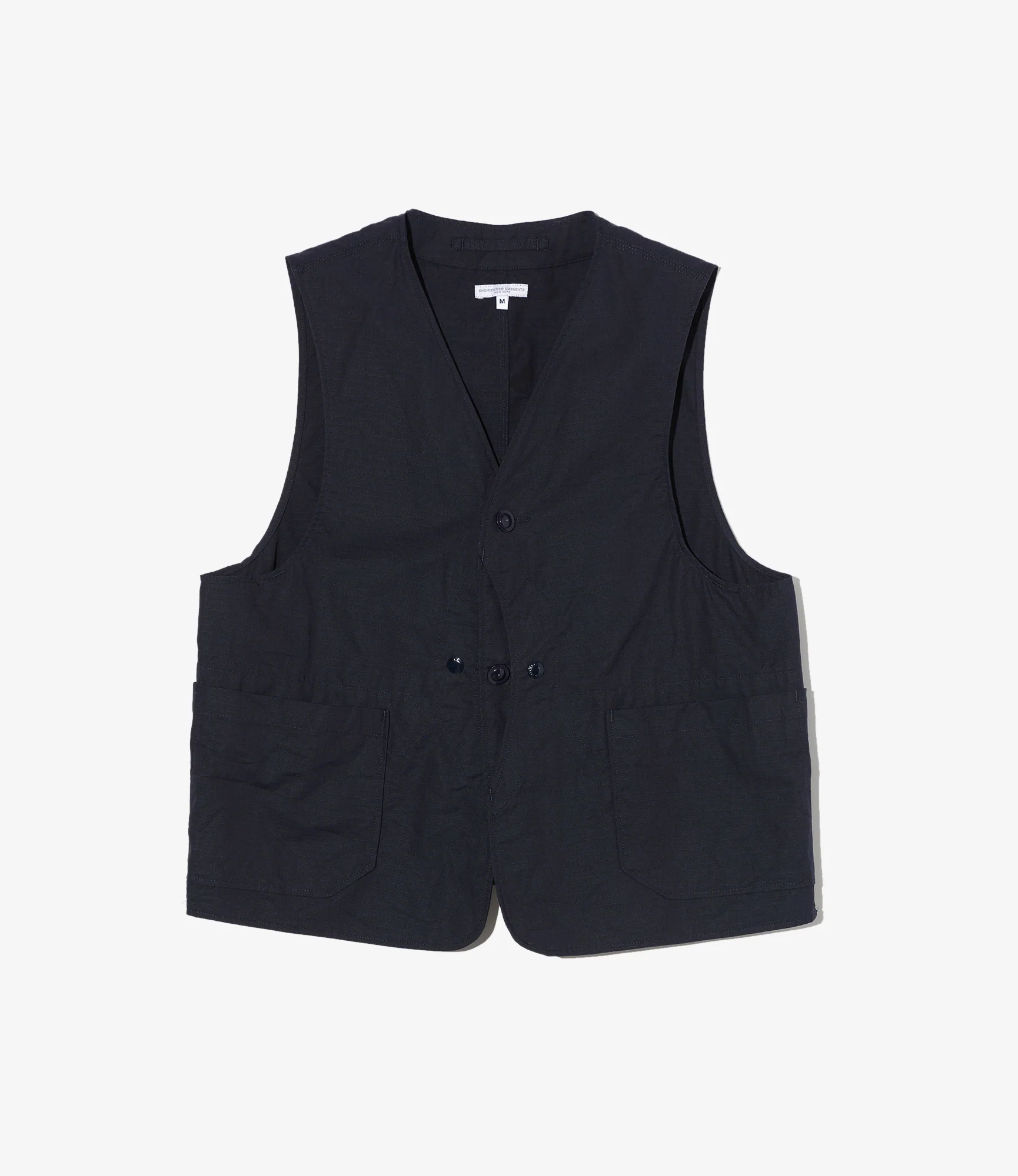 Upland Vest - Dk. Navy Cotton Ripstop