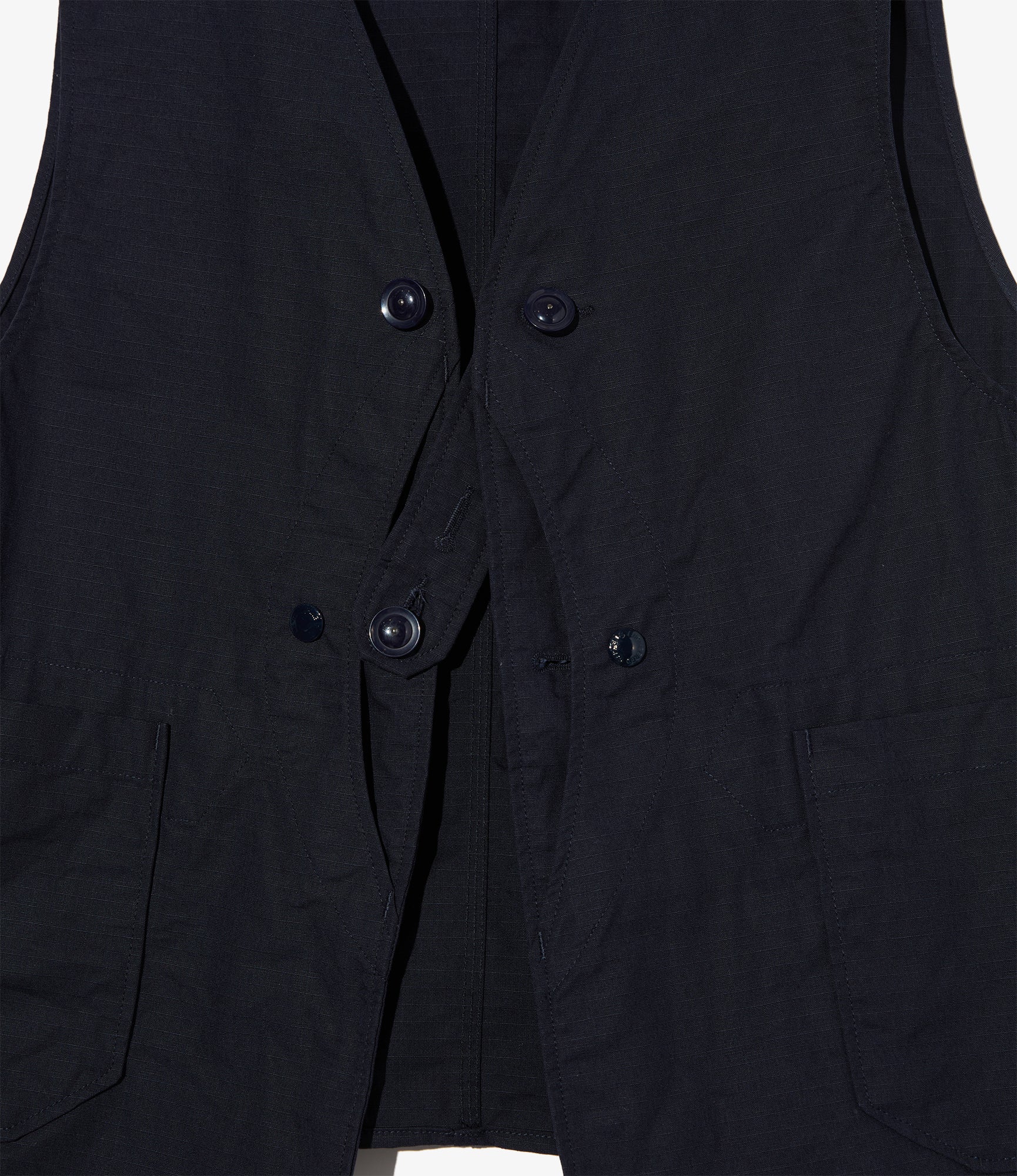 Upland Vest - Dk. Navy Cotton Ripstop - Image 3