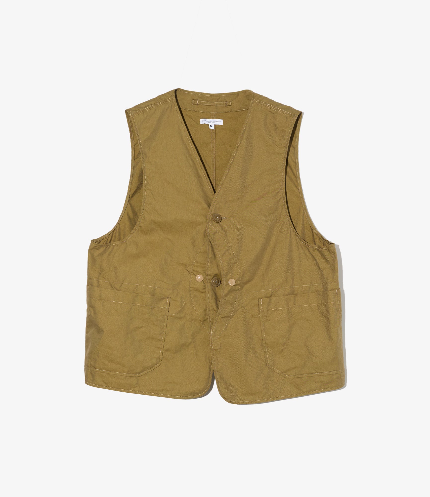 Upland Vest - Khaki Lt. Weight Nyco Twill