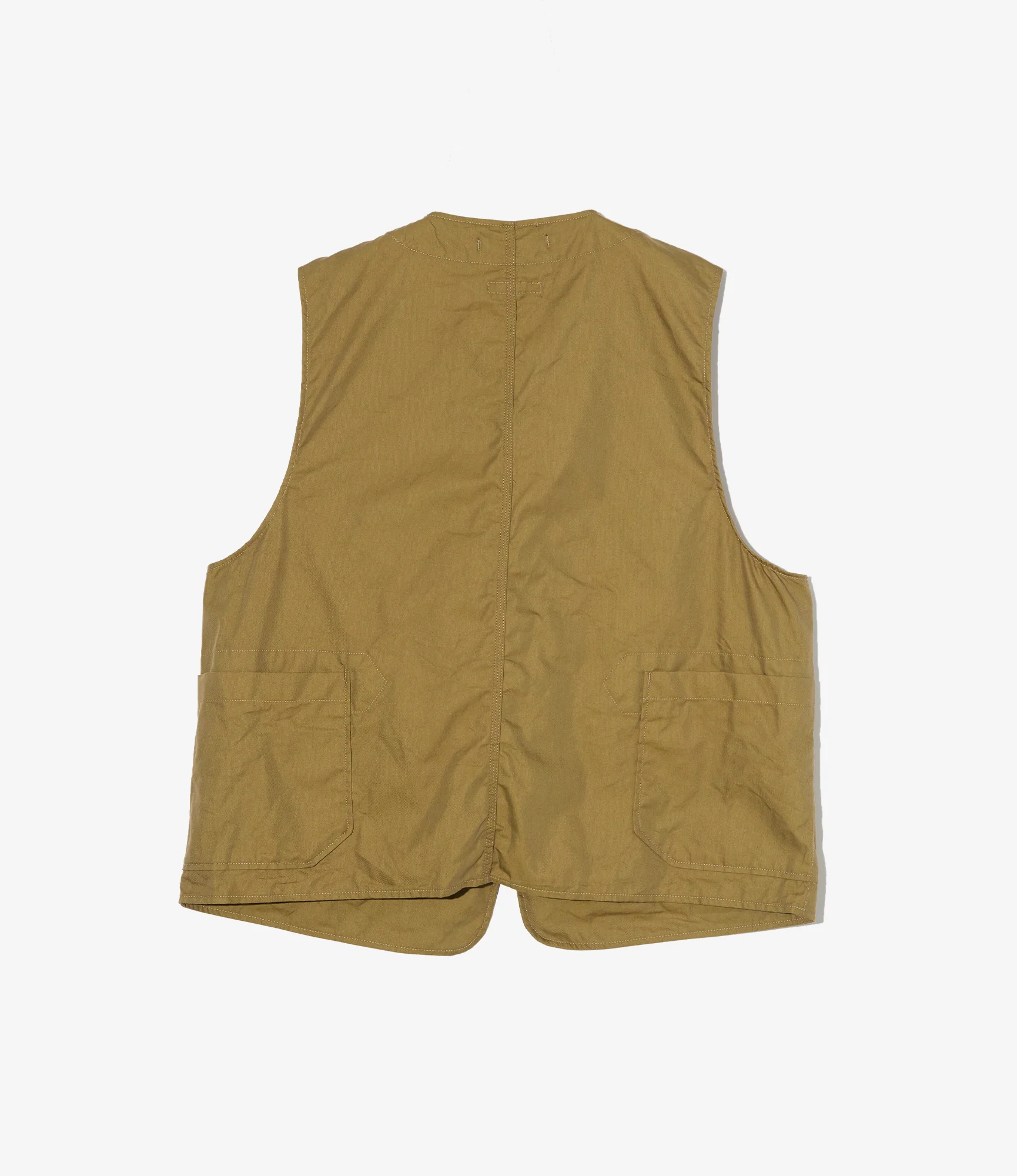 Upland Vest - Khaki Lt. Weight Nyco Twill - Image 2