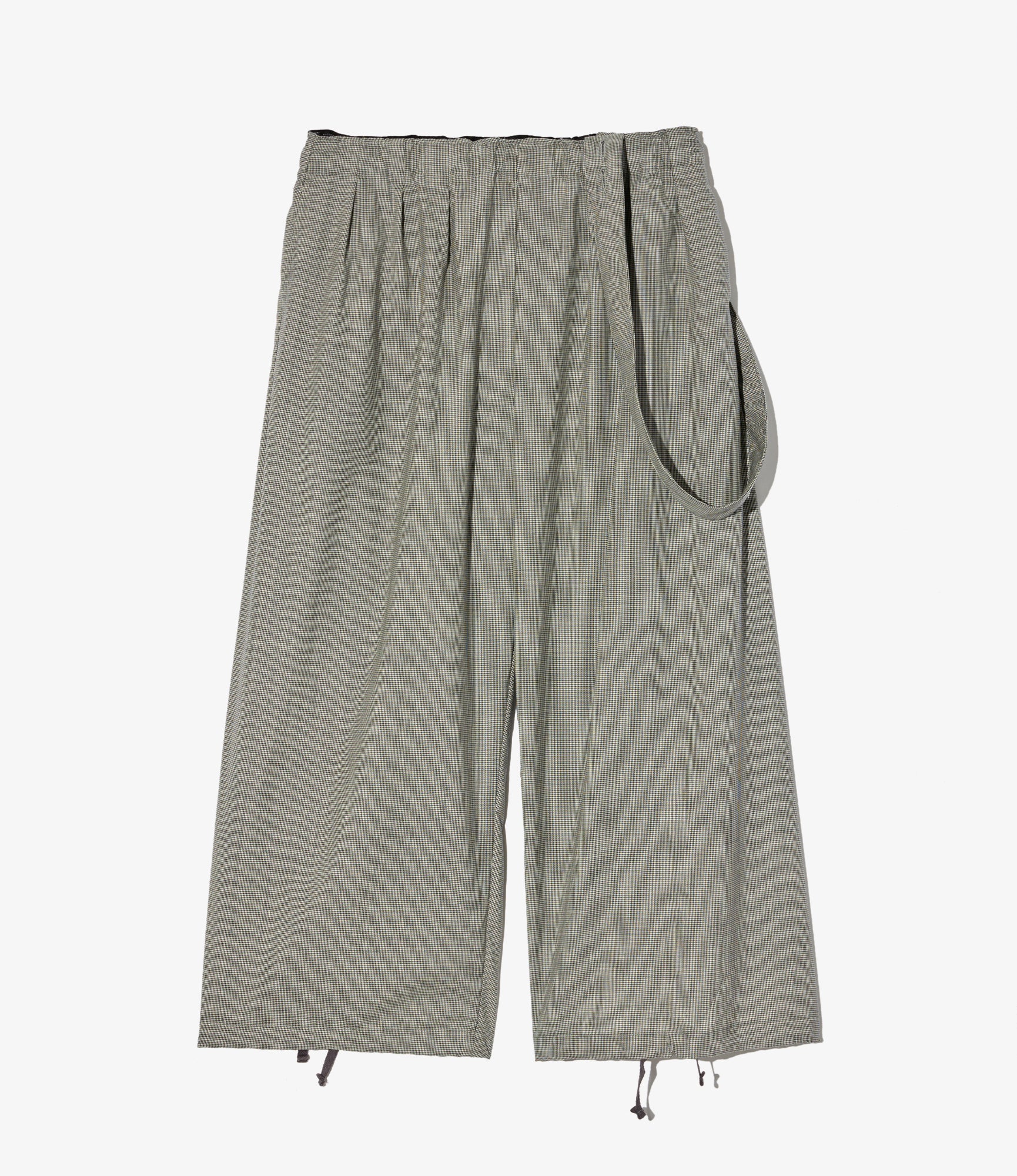 Women's Balloon Pant - Grey Micro Houndstooth Tropical Wool - Image 3