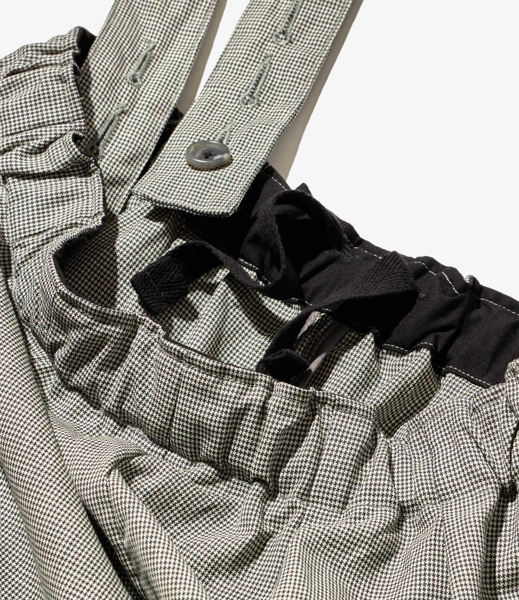 Women's Balloon Pant - Grey Micro Houndstooth Tropical Wool - Image 4