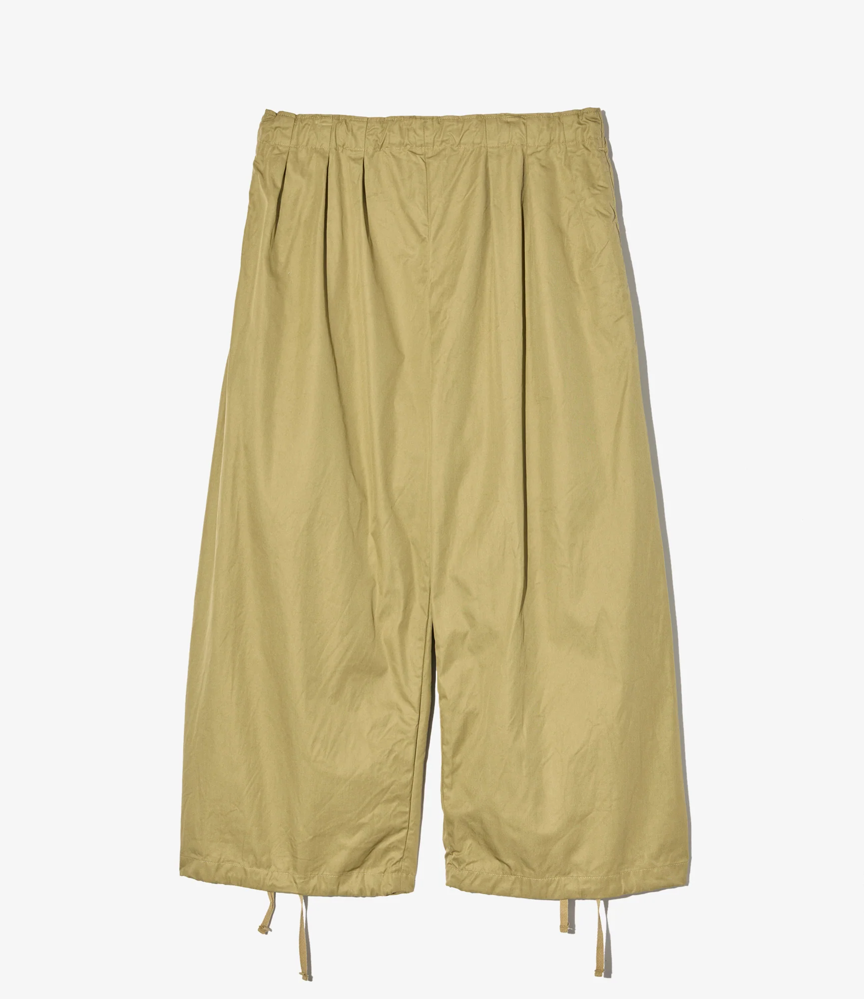 Women's Balloon Pant - Khaki Cotton French Twill