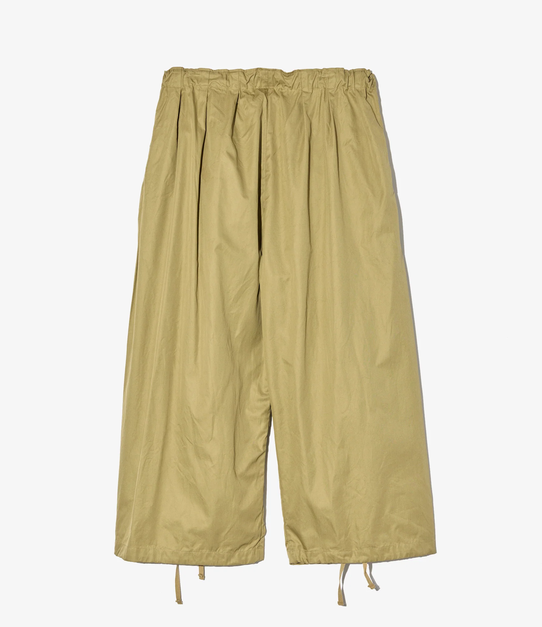 Women's Balloon Pant - Khaki Cotton French Twill - Image 2