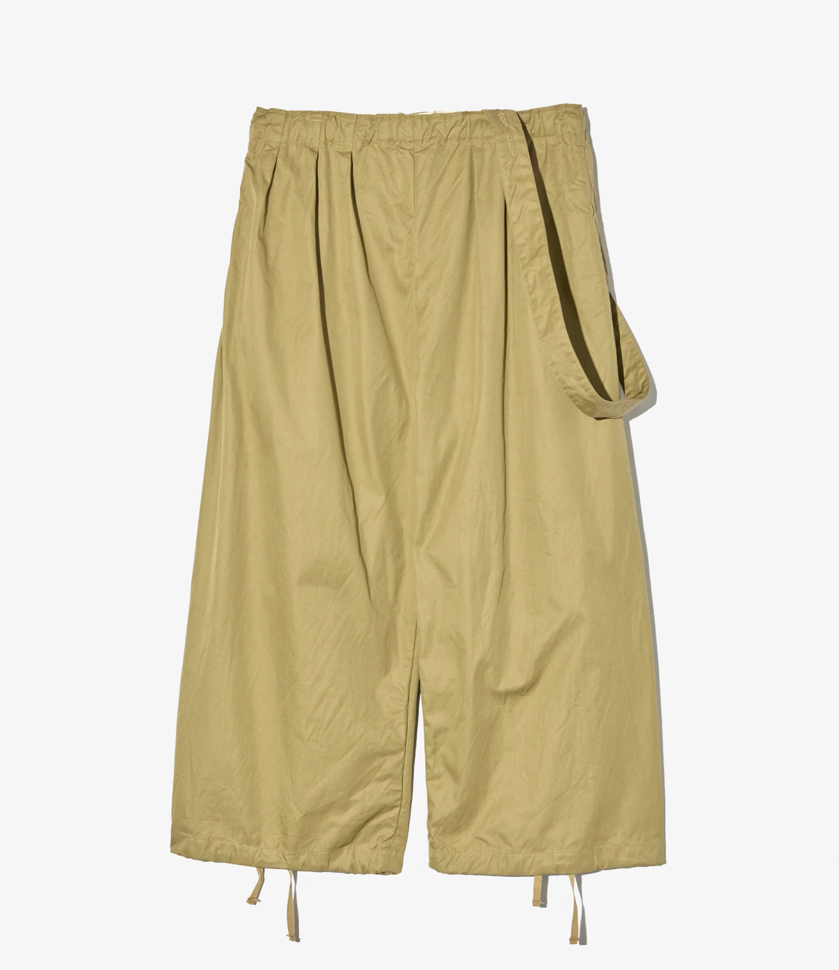 Women's Balloon Pant - Khaki Cotton French Twill - Image 3