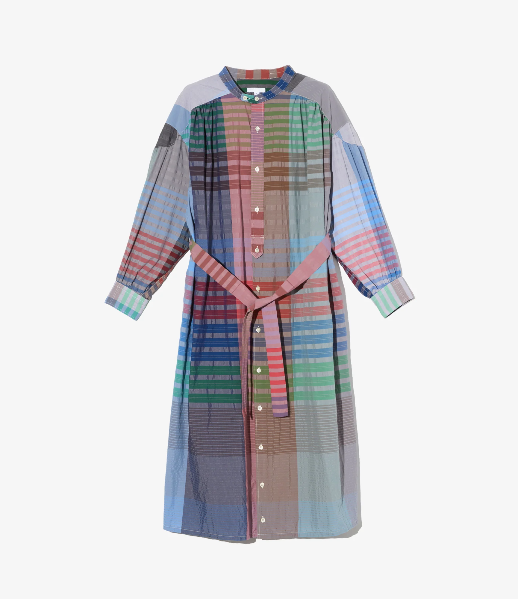Women's Banded Painter Dress - Multi Color CP Big Plaid