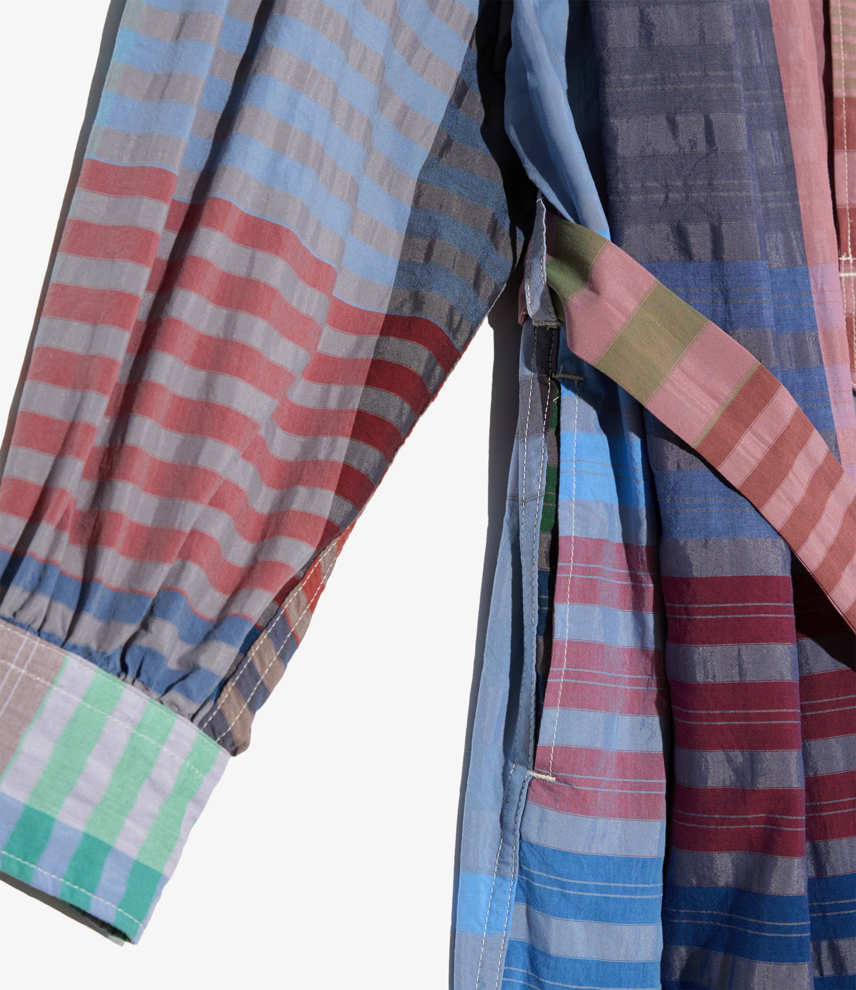 Women's Banded Painter Dress - Multi Color CP Big Plaid - Image 3