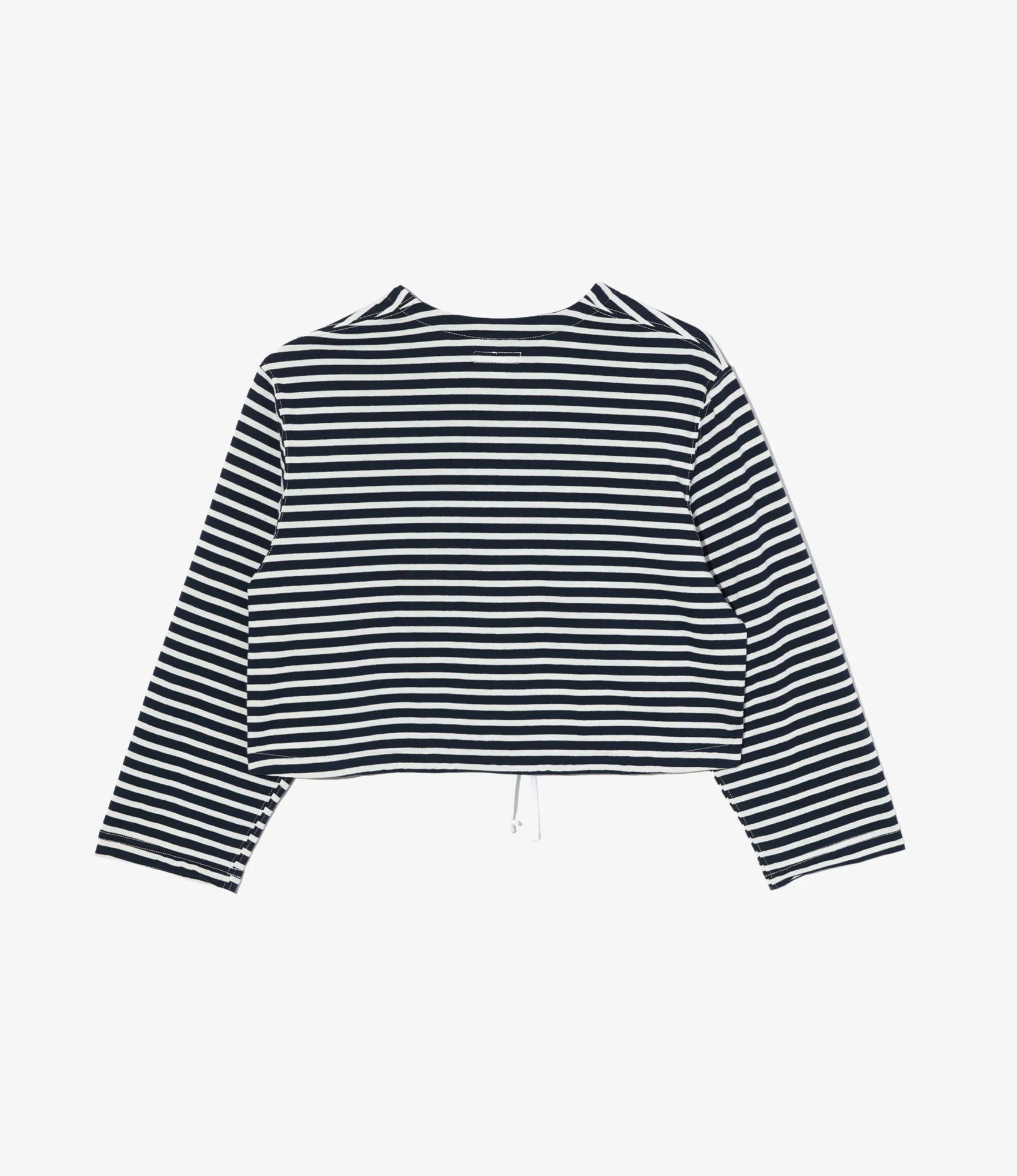 Women's Bolero - Navy/White PC Stripe Jersey - Image 2