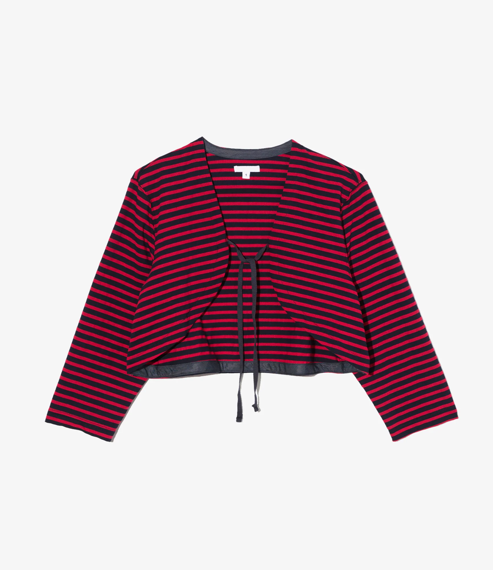 Women's Bolero - Red/Navy PC Stripe Jersey