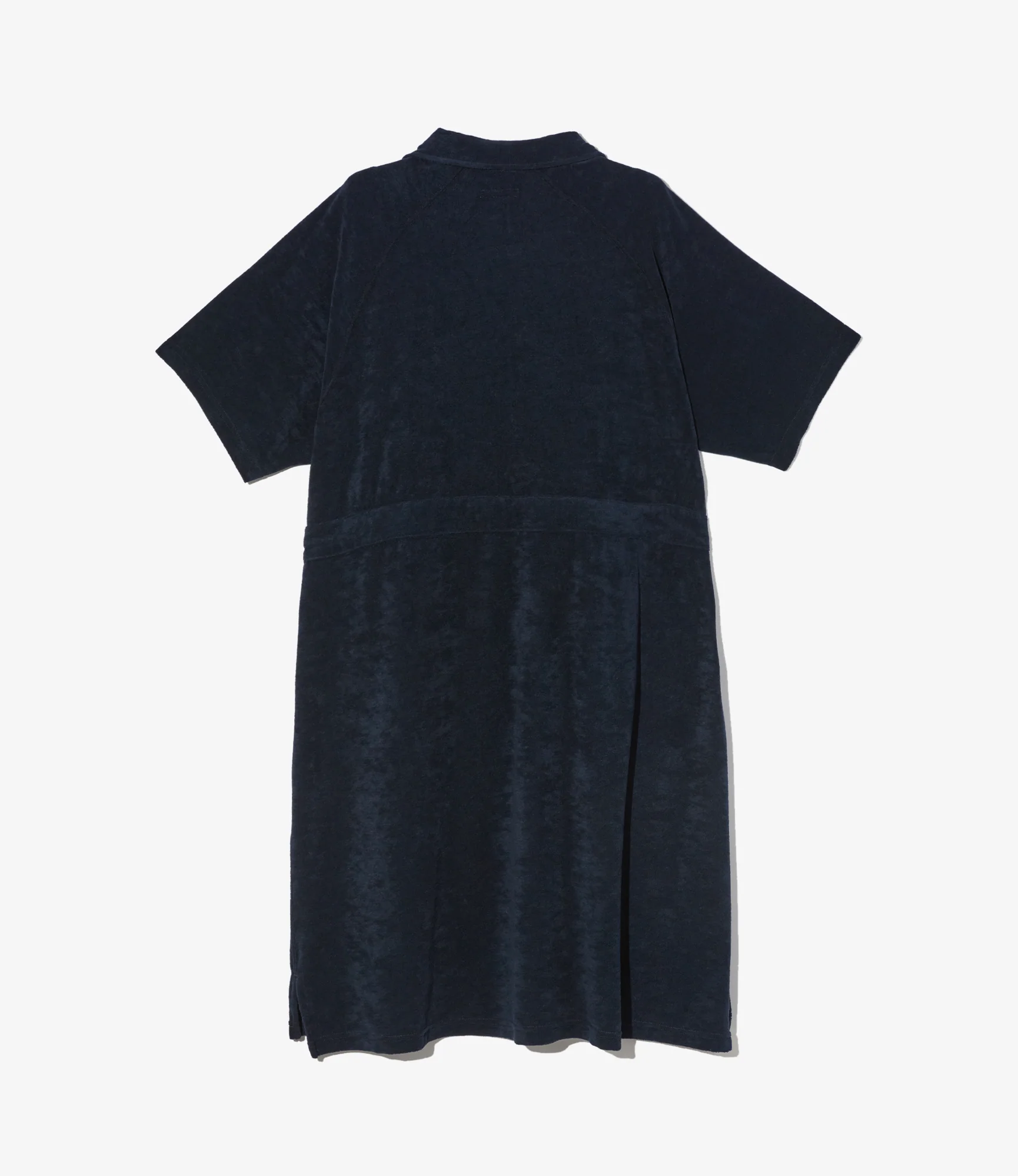 Women's Polo Long Dress - Dk. Navy CP Terry Cloth - Image 2