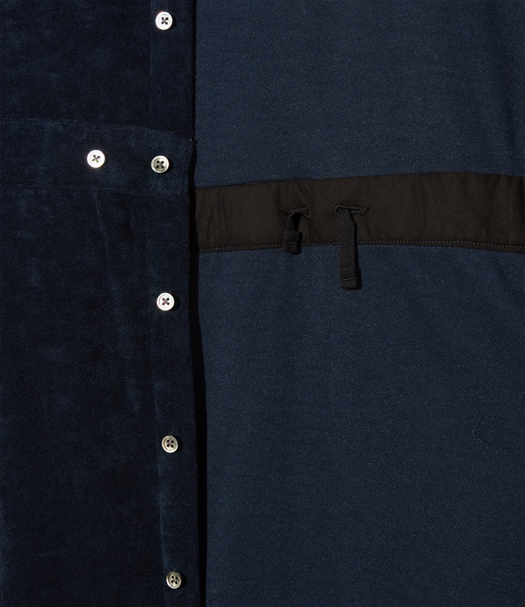 Women's Polo Long Dress - Dk. Navy CP Terry Cloth - Image 3